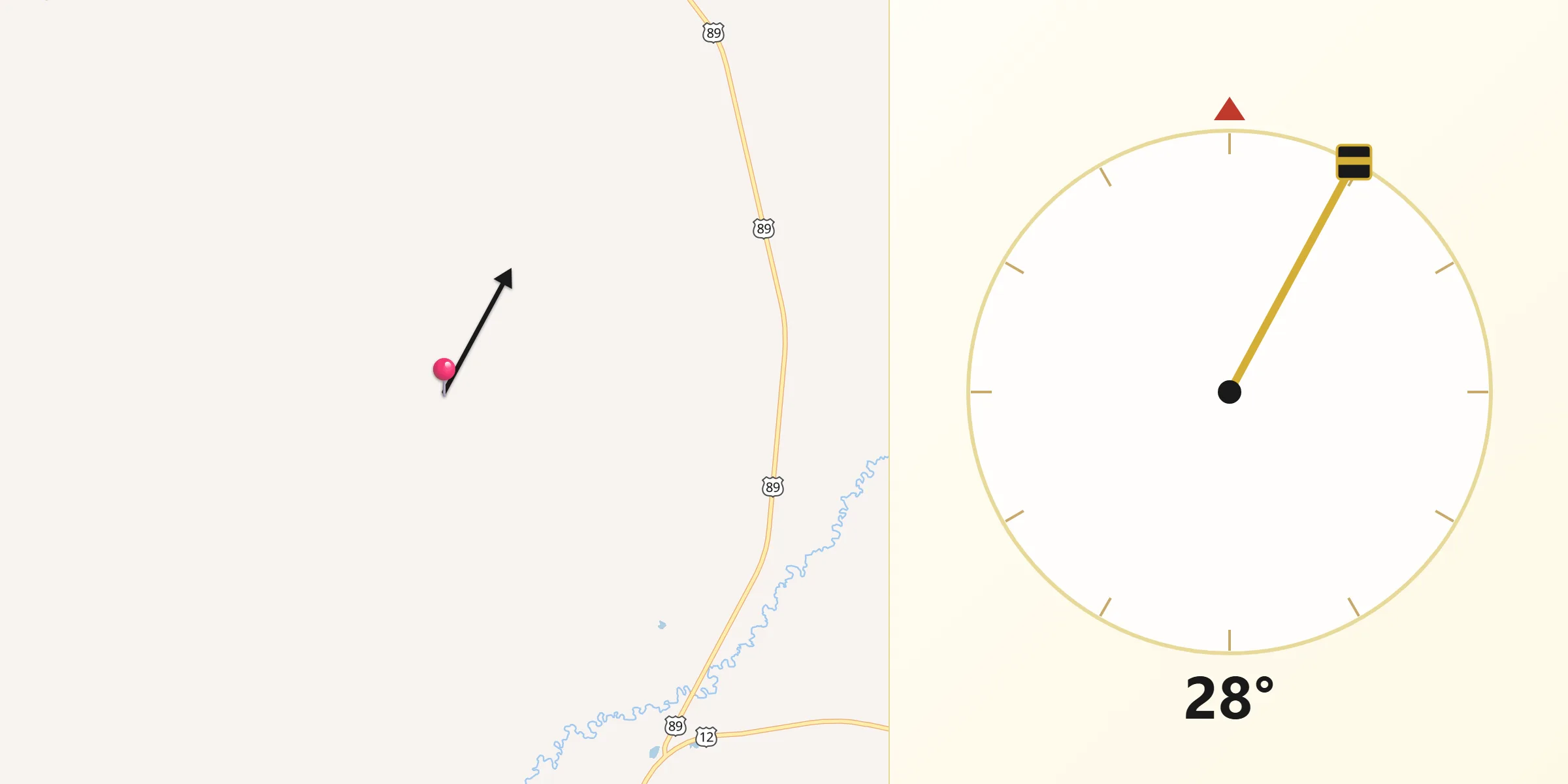 Qibla Direction from Meagher