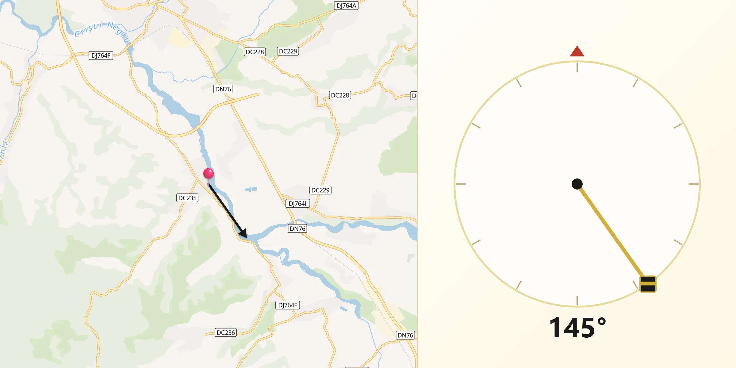 Direcția Qibla din Tărcaia