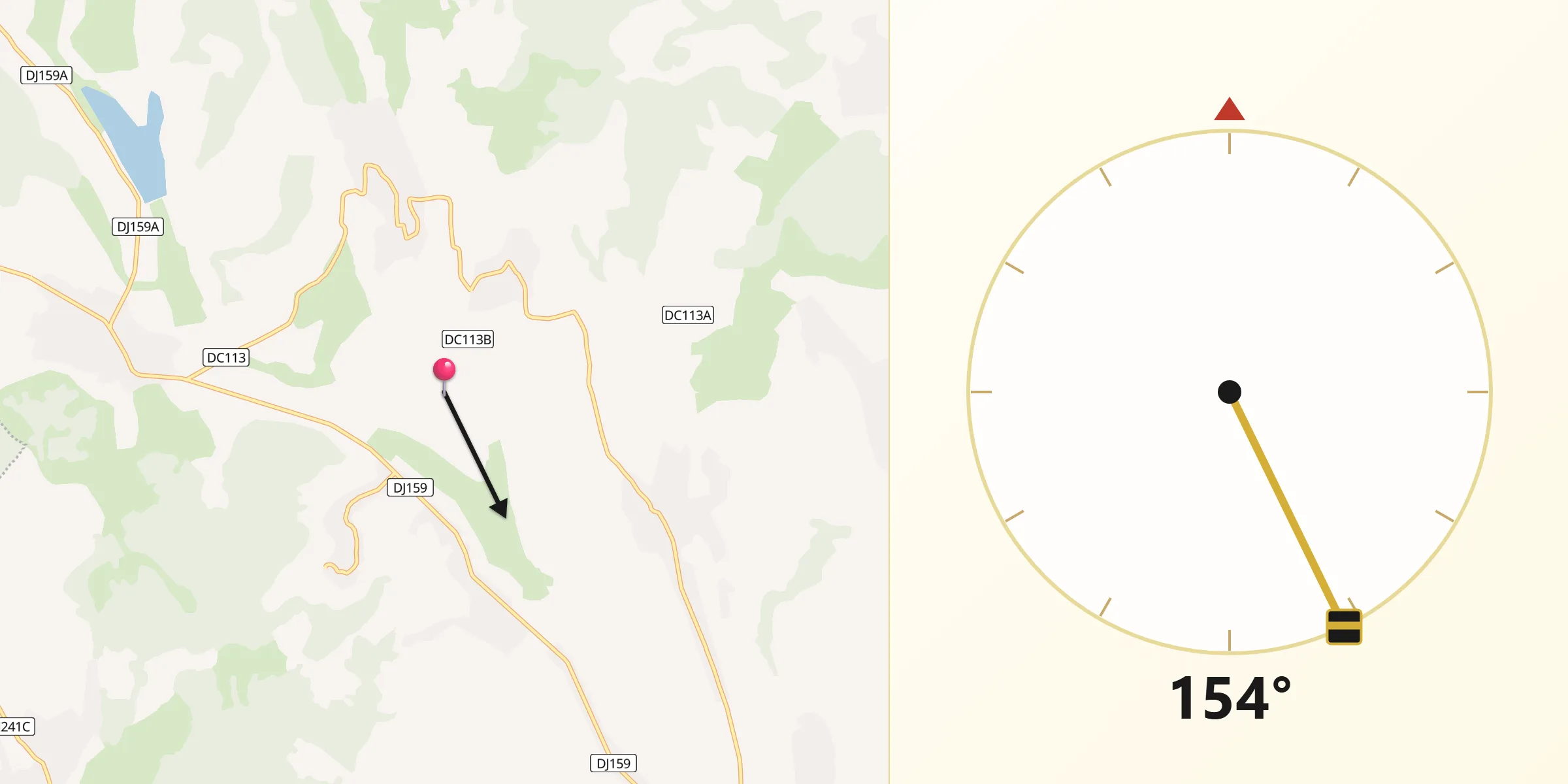 Direcția Qibla din Comuna Pungeşti