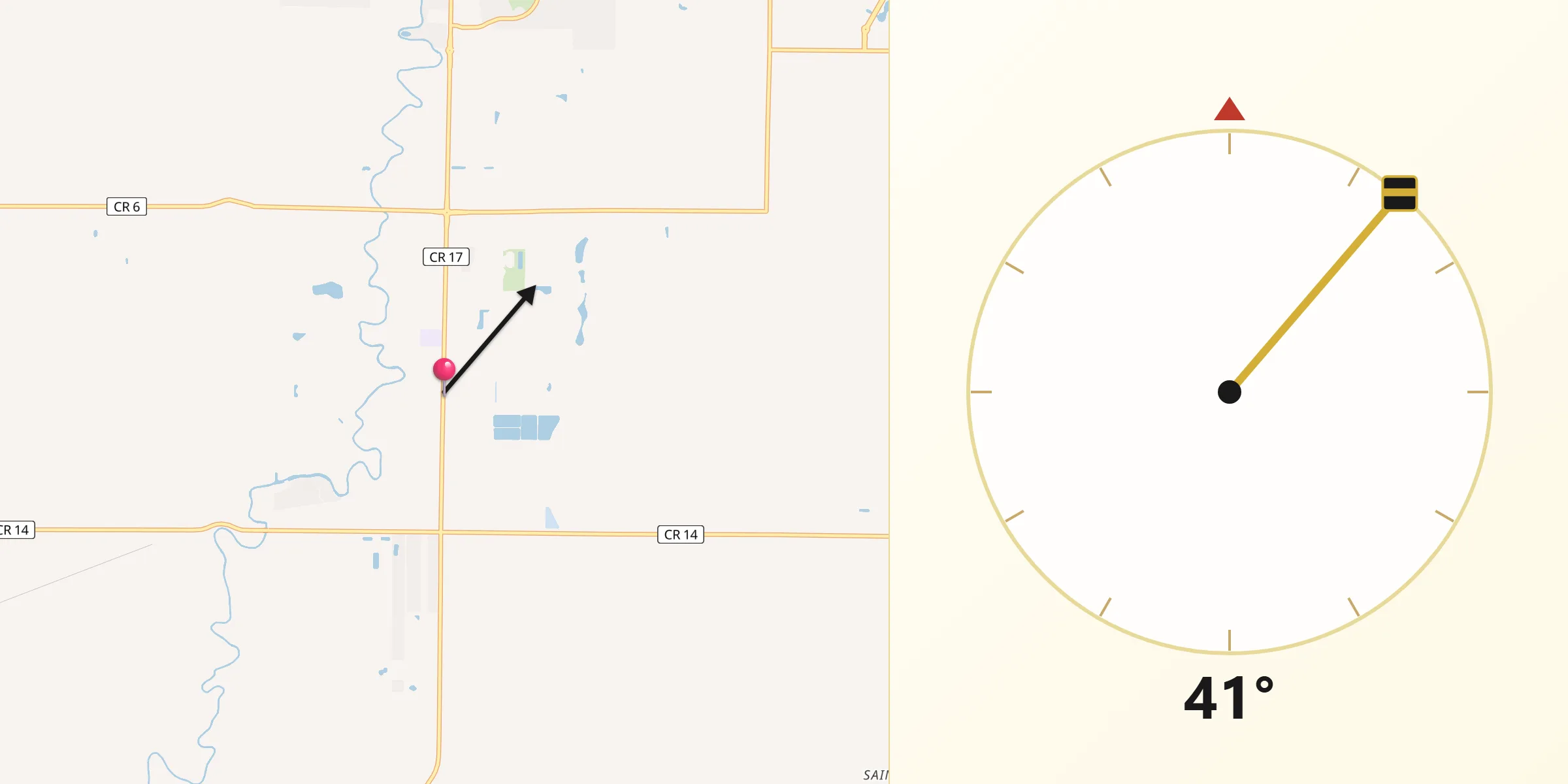 Qibla Direction from Horace