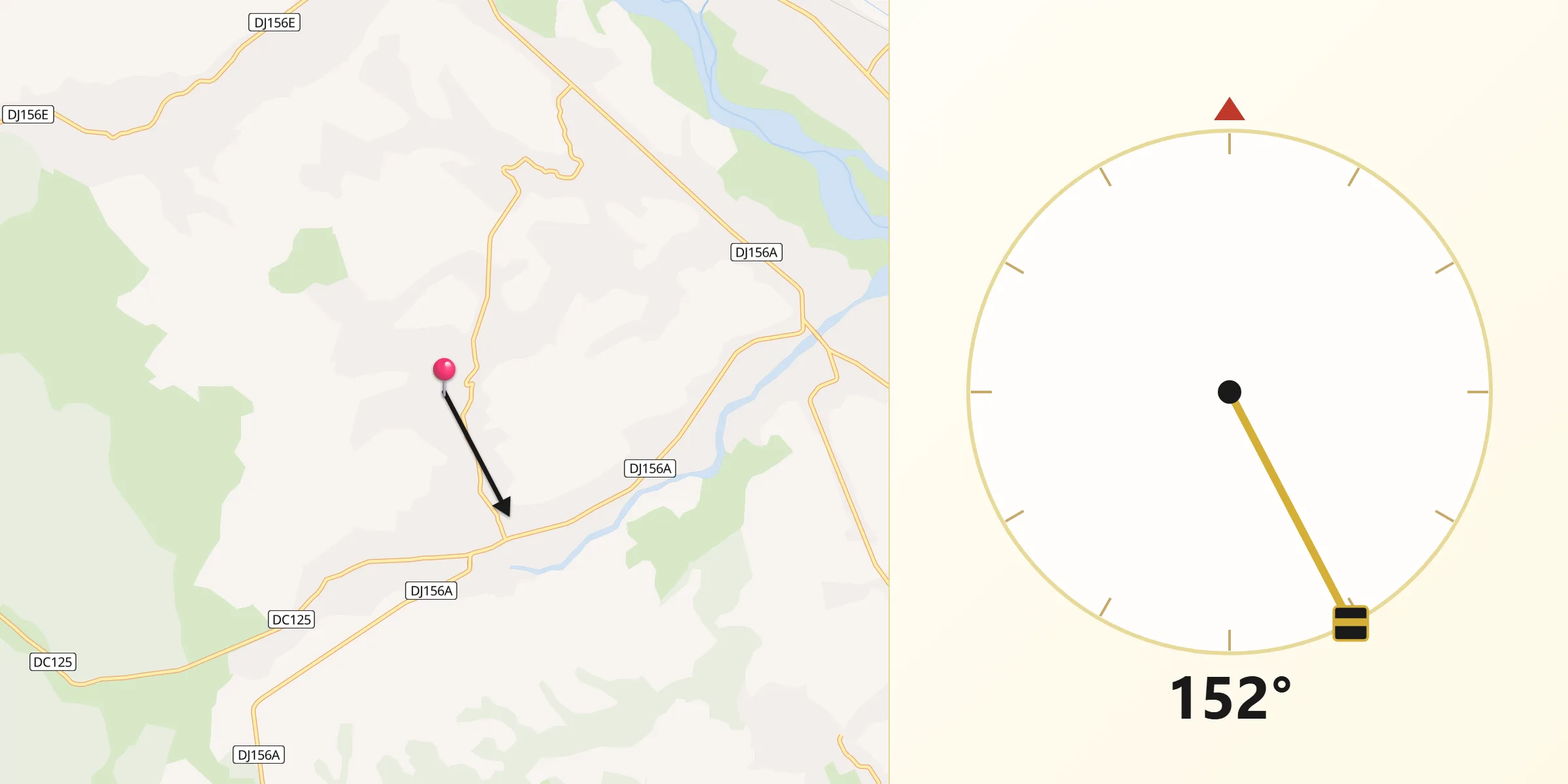 Direcția Qibla din Comuna Borleşti