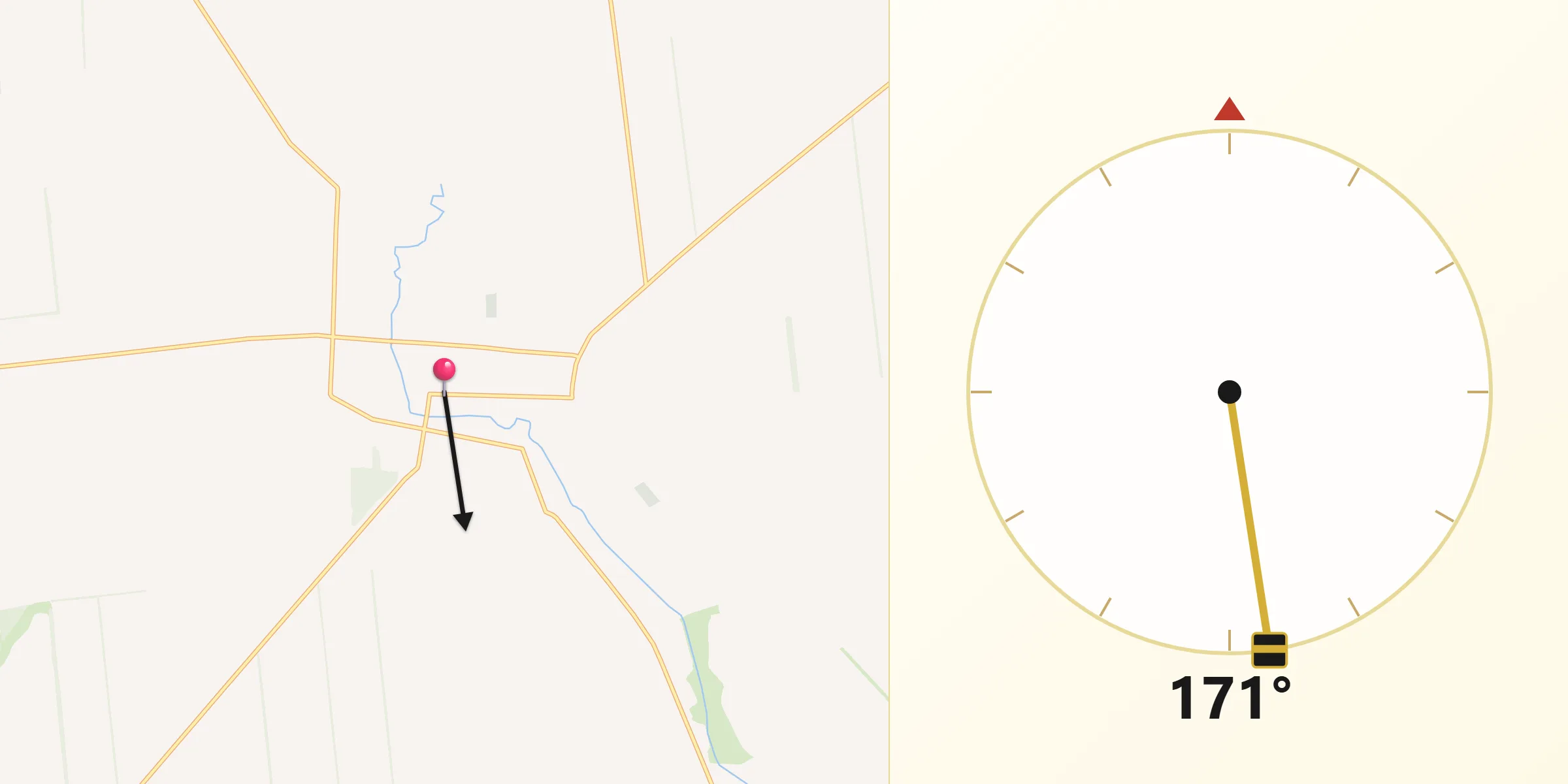 Направление Киблы из Novovasylivka