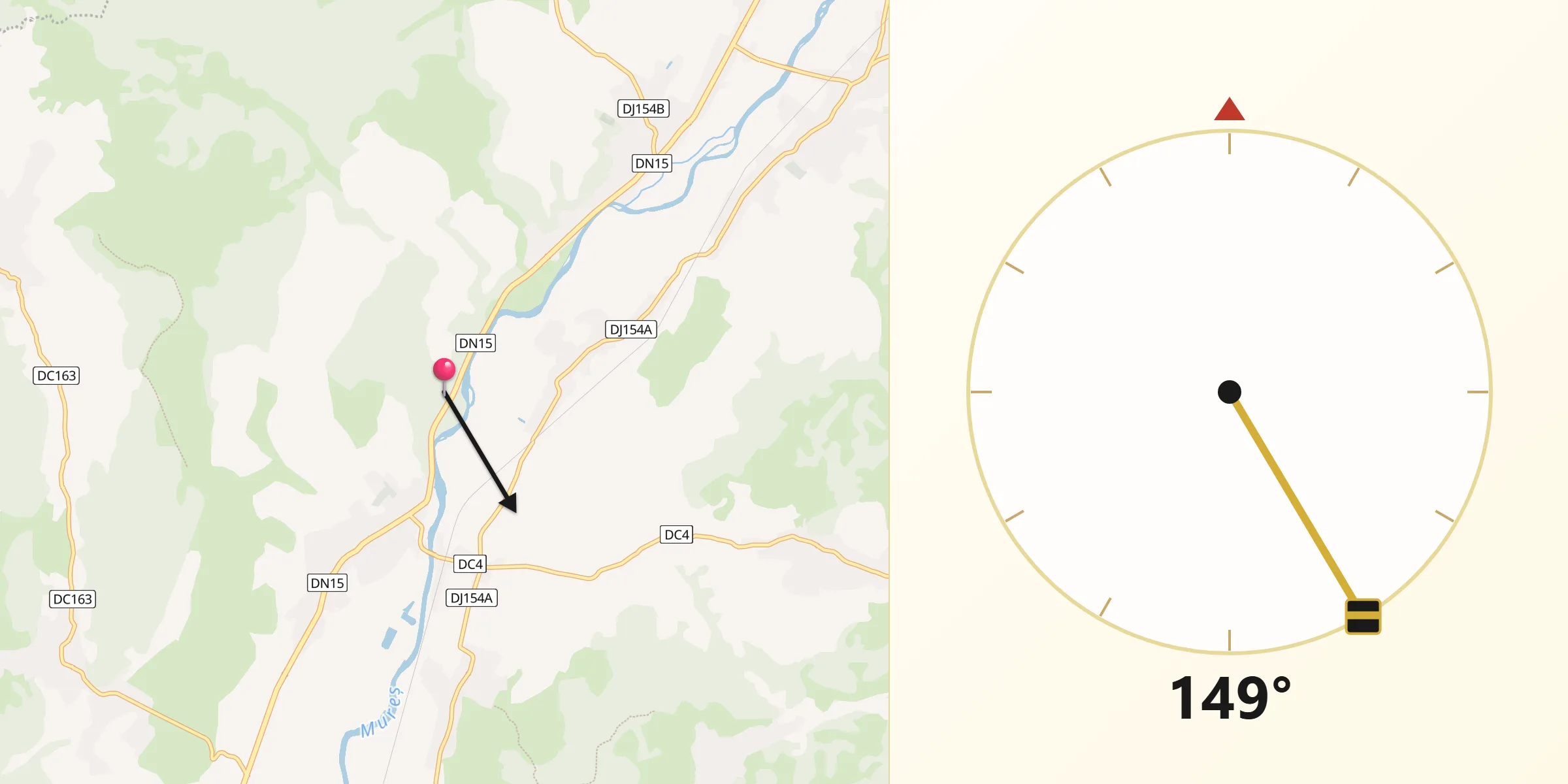 Direcția Qibla din Brâncovenești