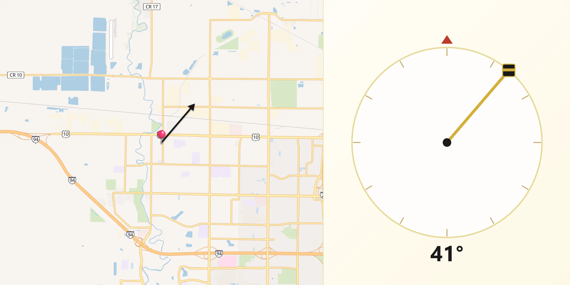 Qibla Direction from West Fargo