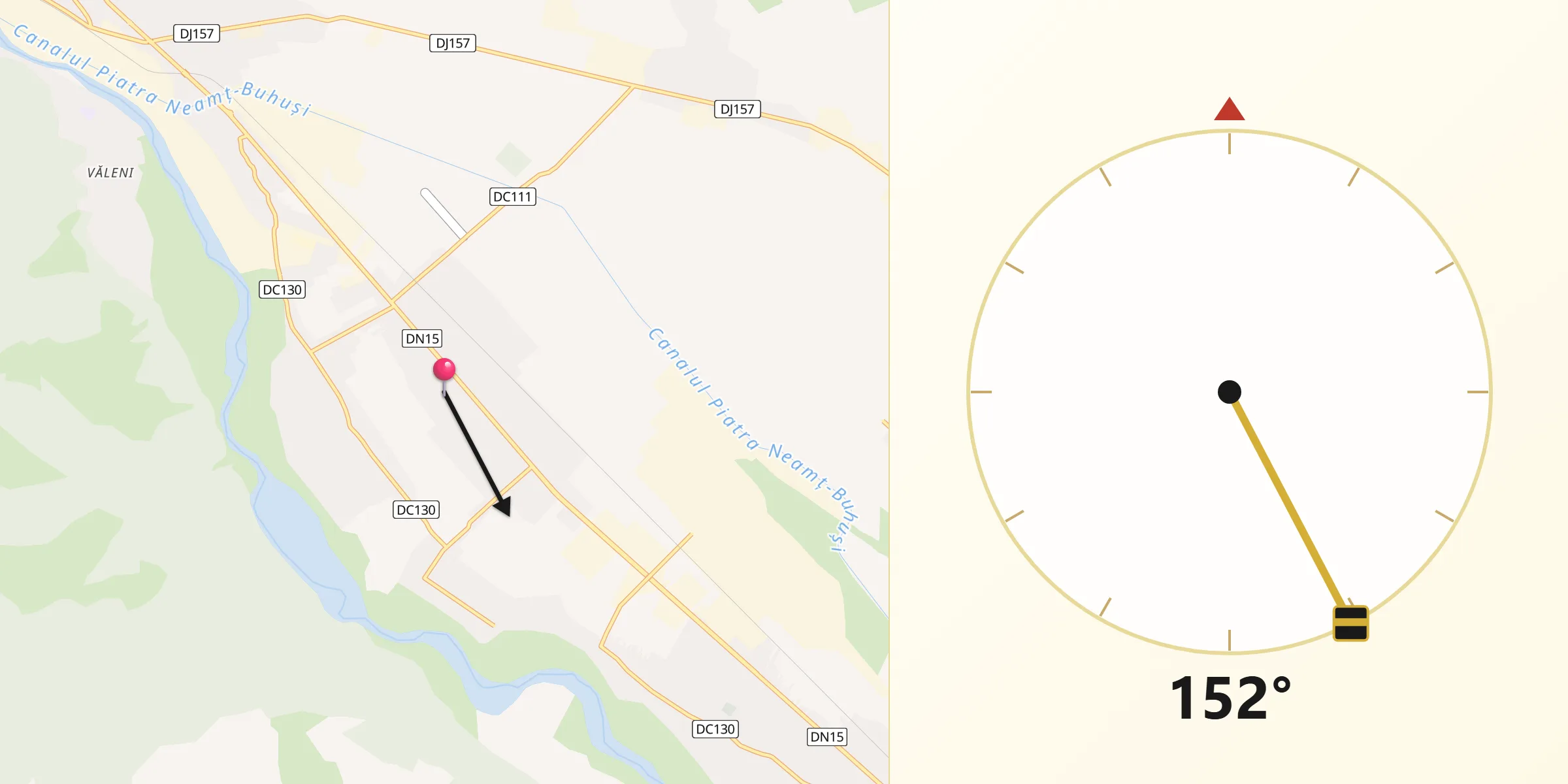 Direcția Qibla din Dumbrava Roşie