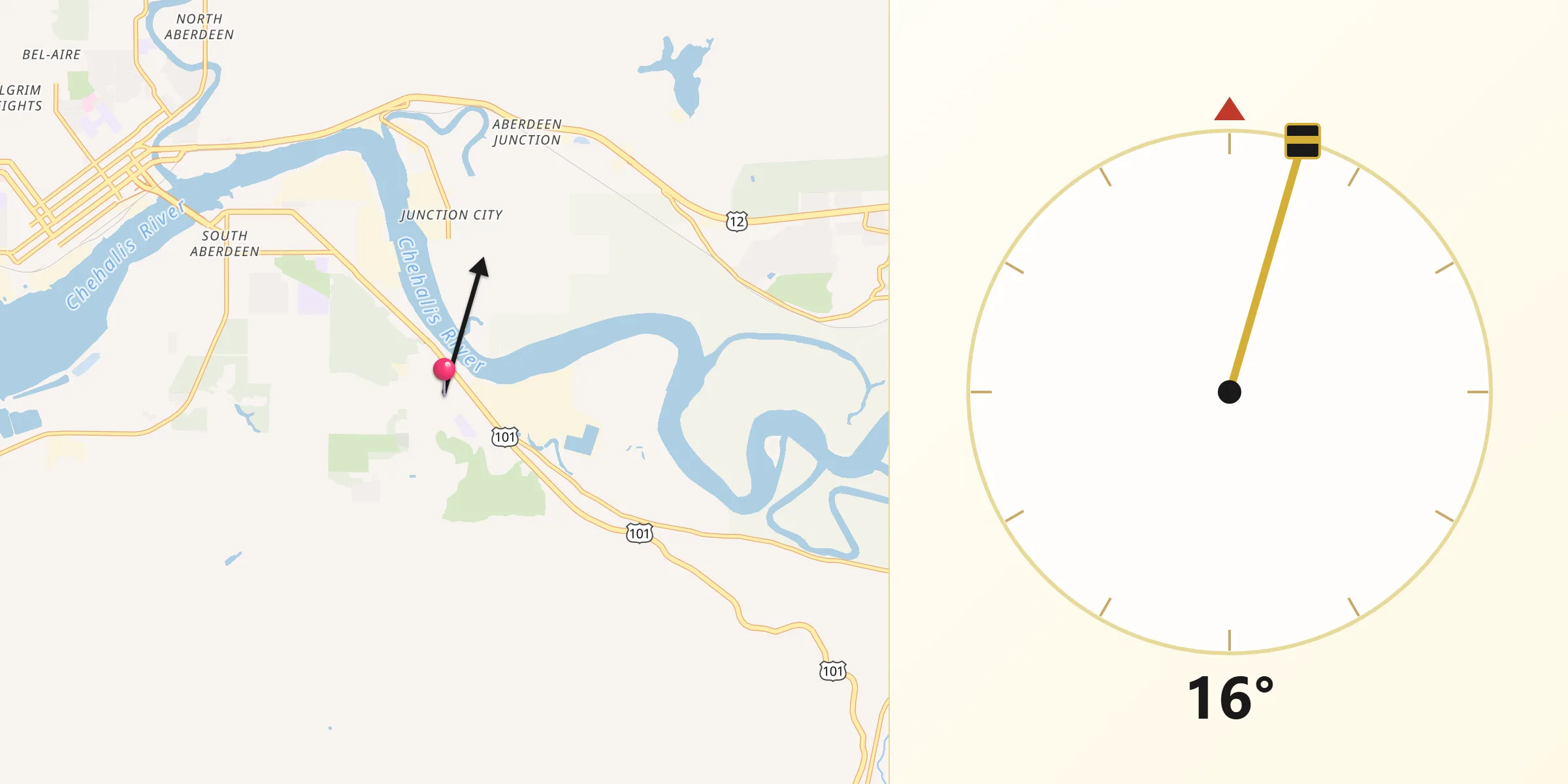 Qibla Direction from Cosmopolis