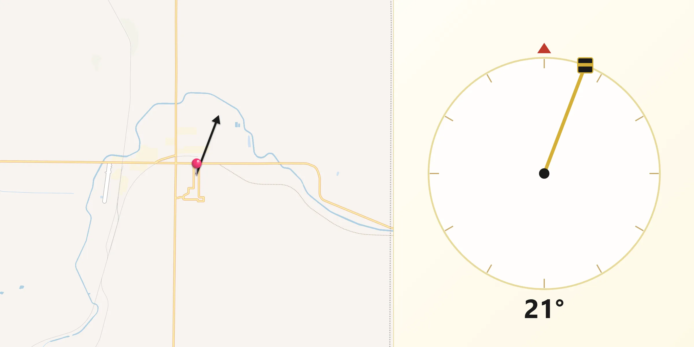 Qibla Direction from Warden