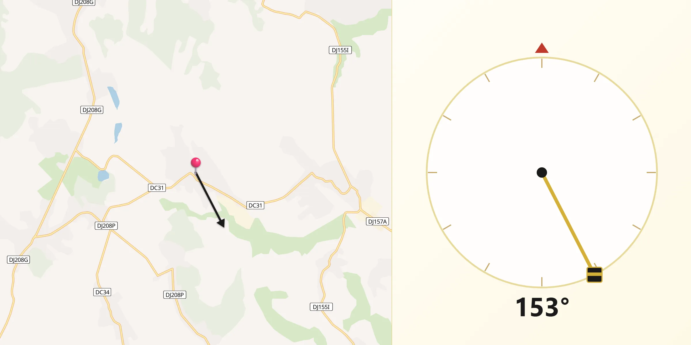 Direcția Qibla din Hlăpești