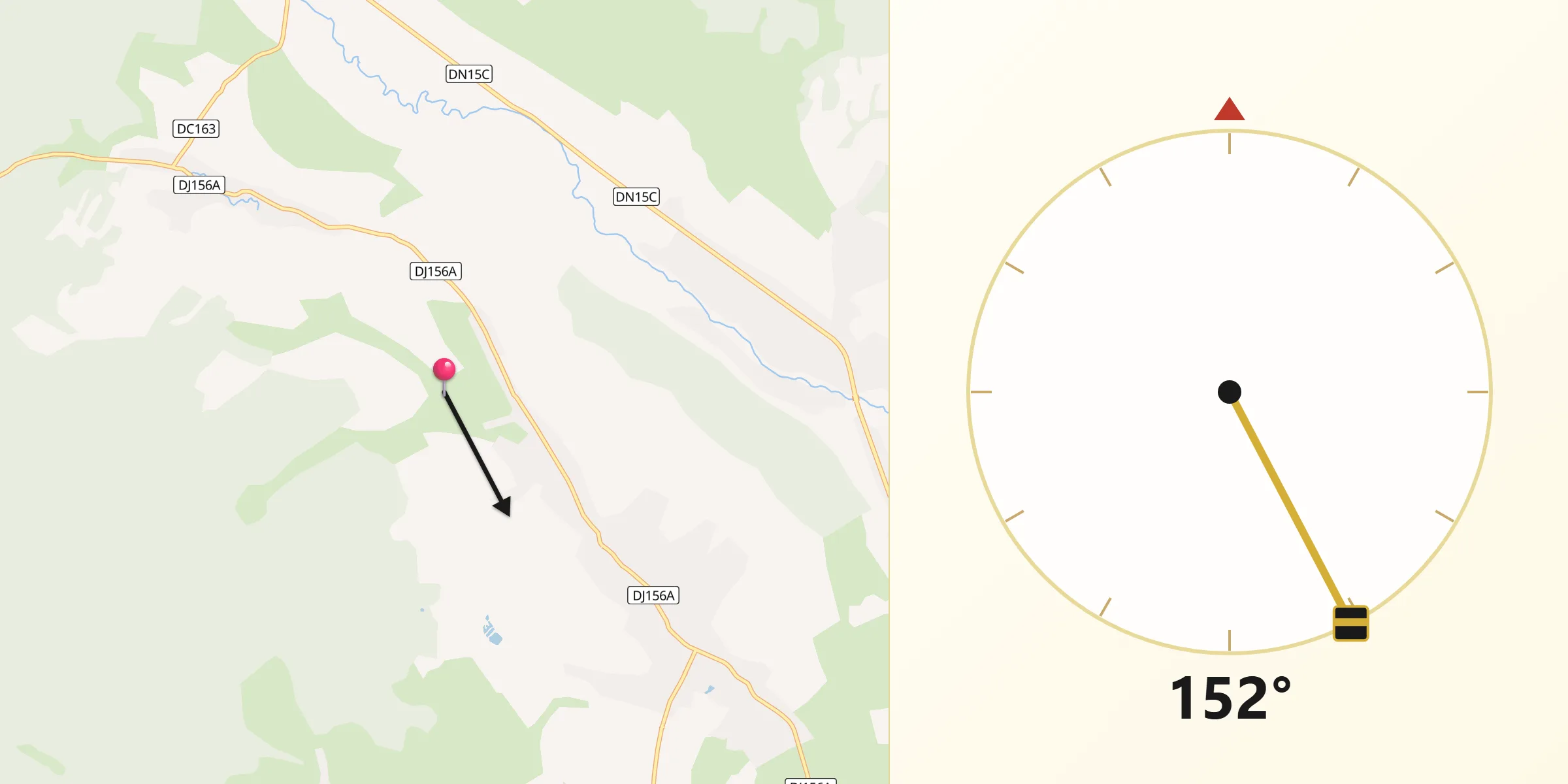 Direcția Qibla din Comuna Negreşti
