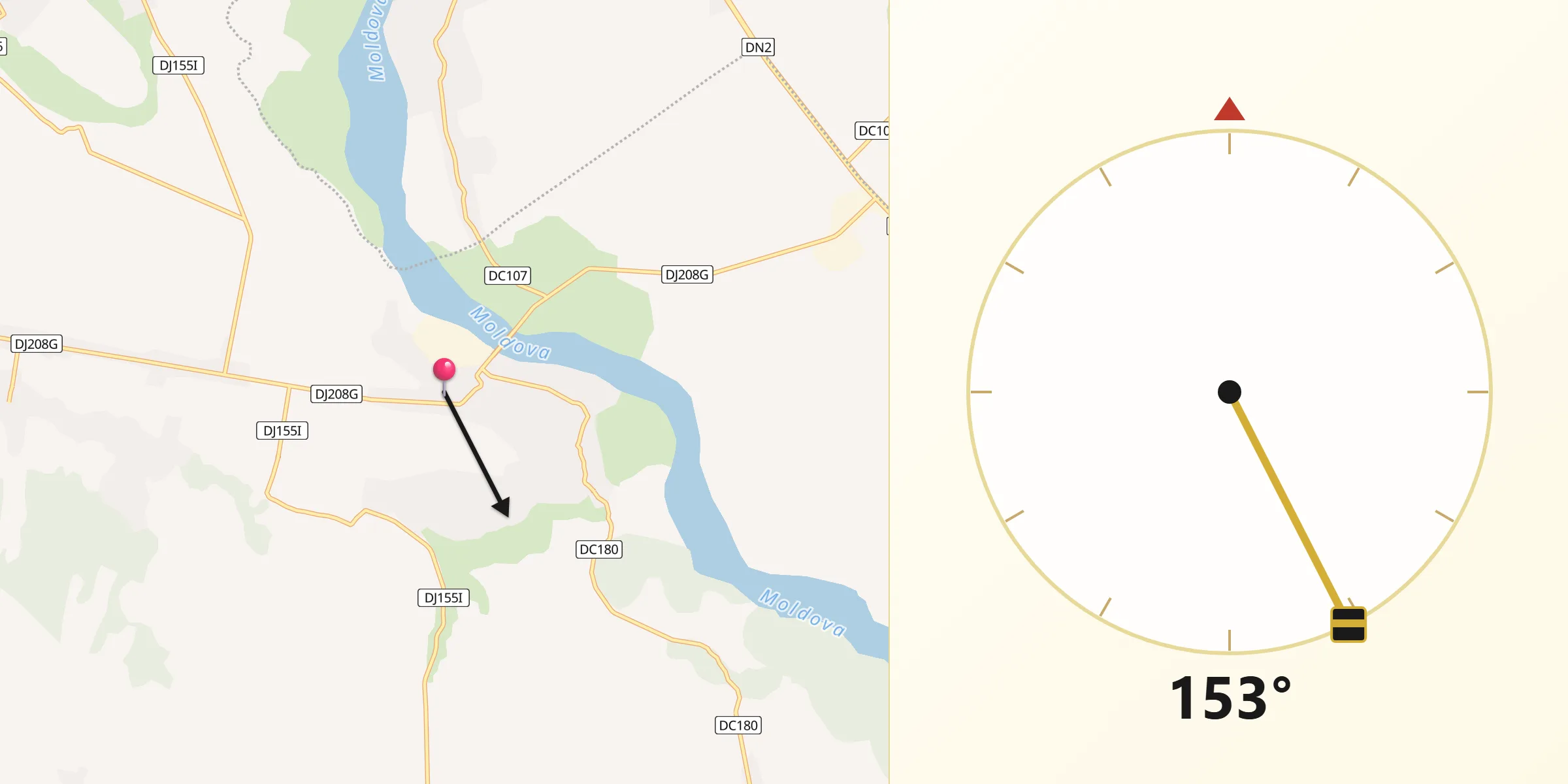 Direcția Qibla din Comuna Tupilaţi