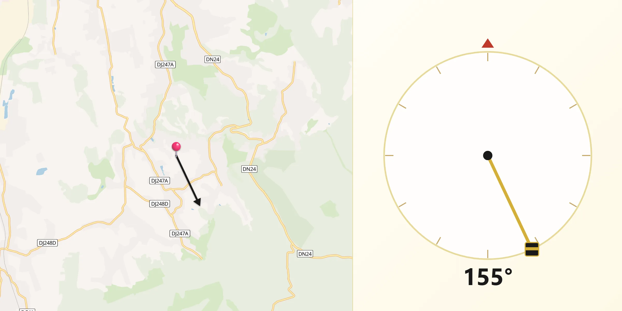 Direcția Qibla din Comuna Bârnova