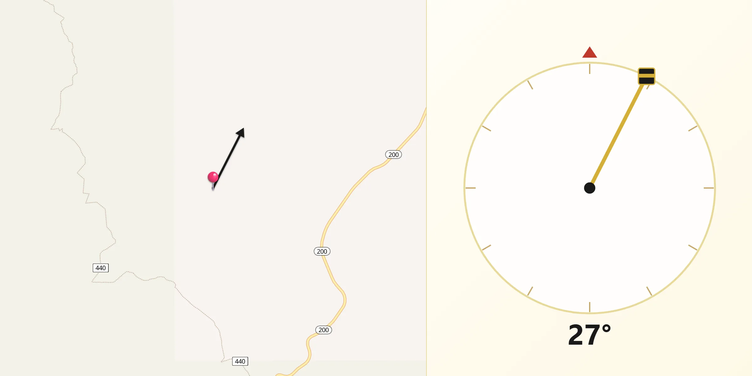 Qibla Direction from Lewis and Clark