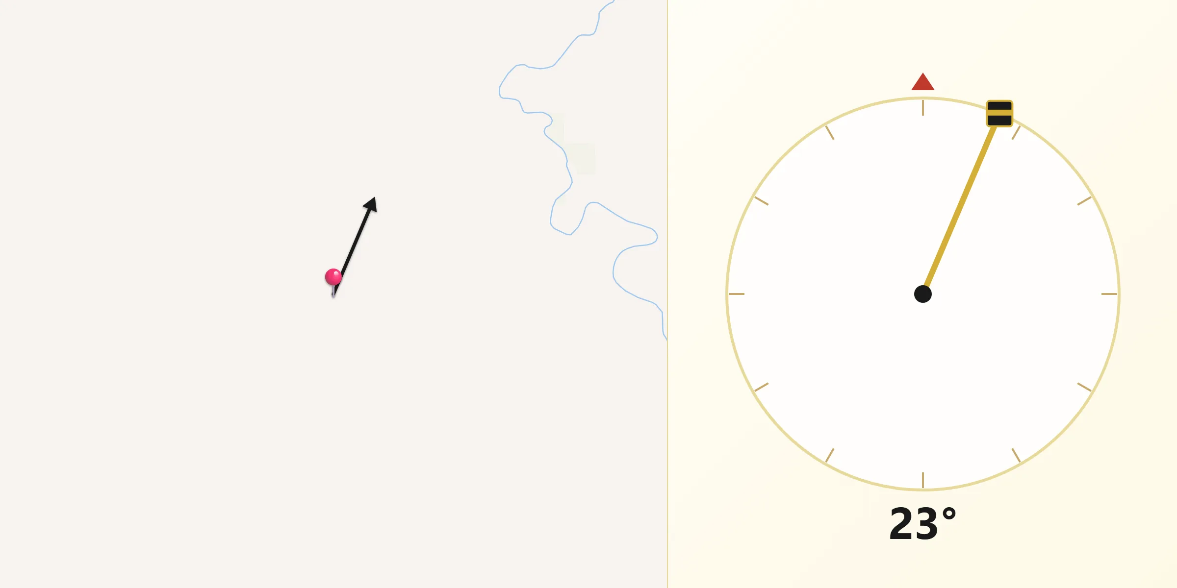 Qibla Direction from Benewah