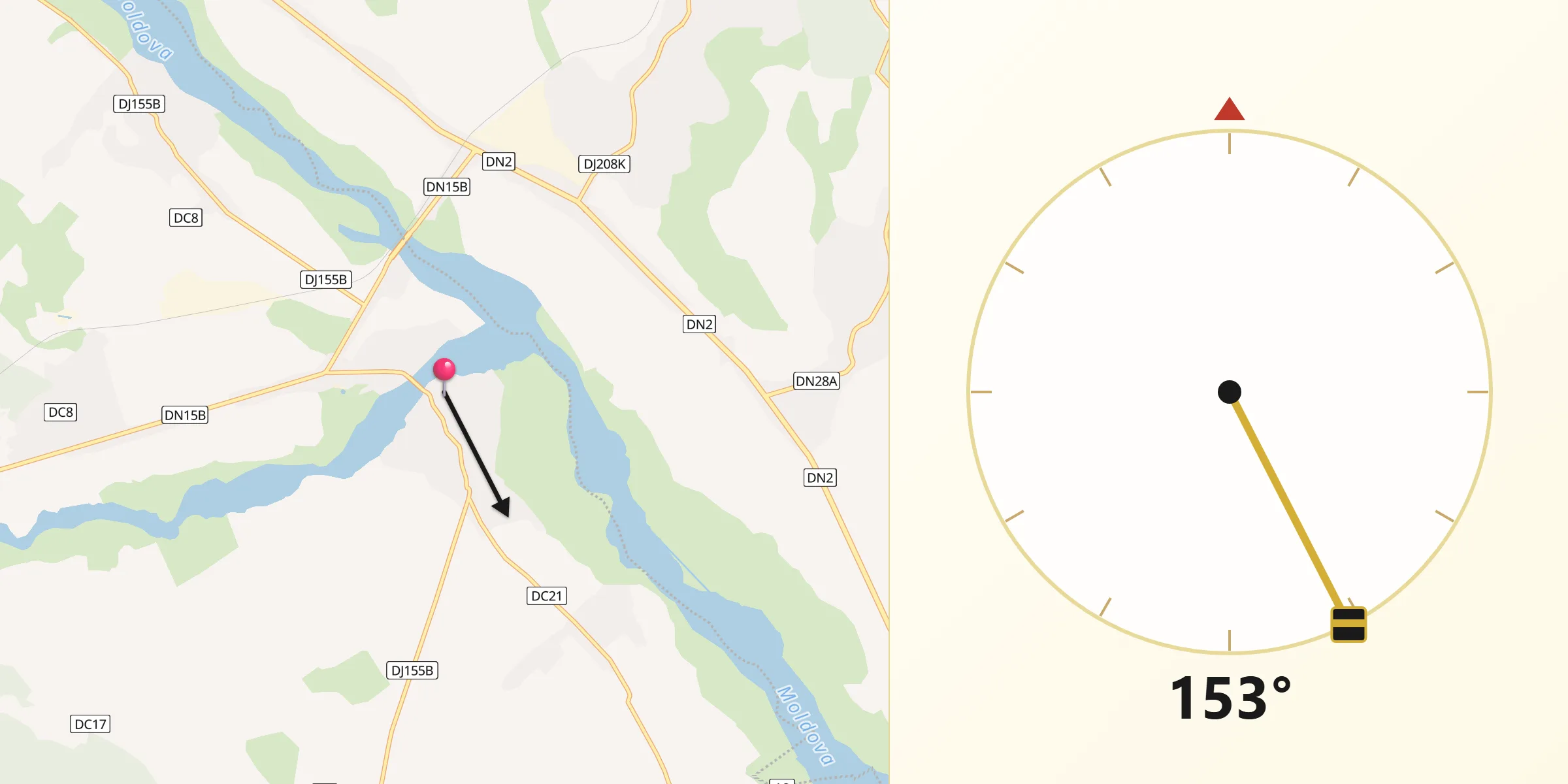 Direcția Qibla din Timişeşti