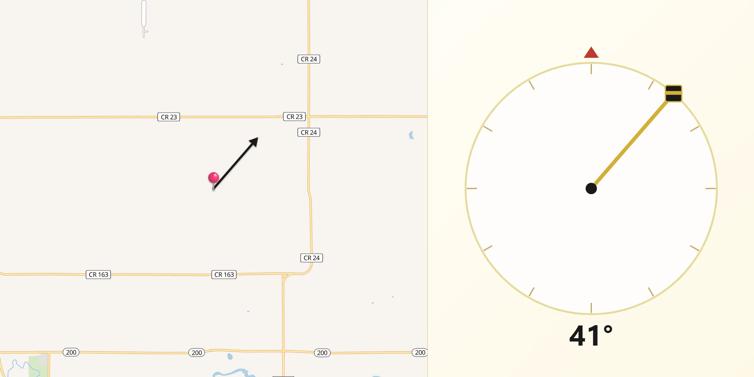 Qibla Direction from Norman