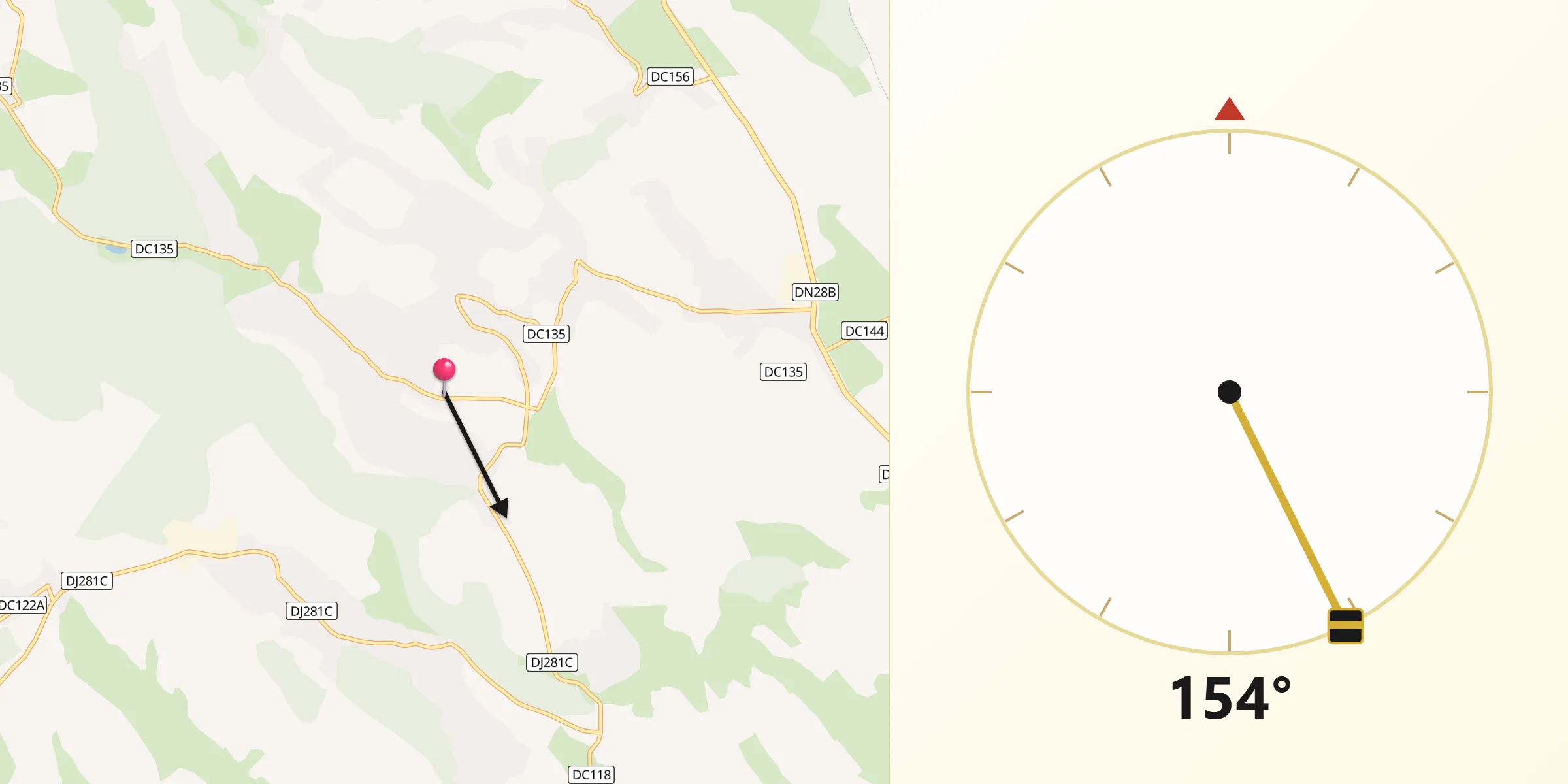 Direcția Qibla din Cârjoaia