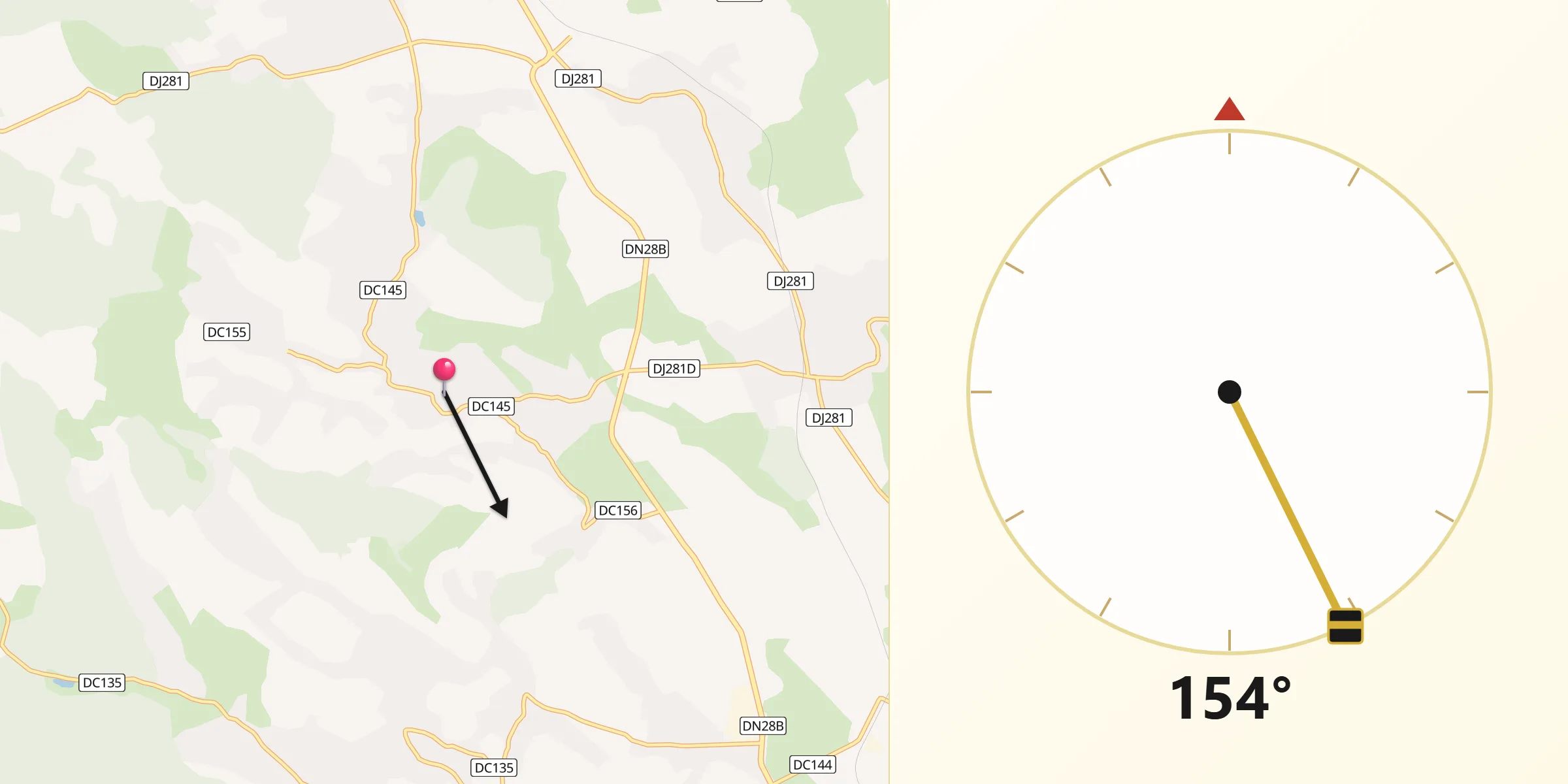 Direcția Qibla din Buhalnița