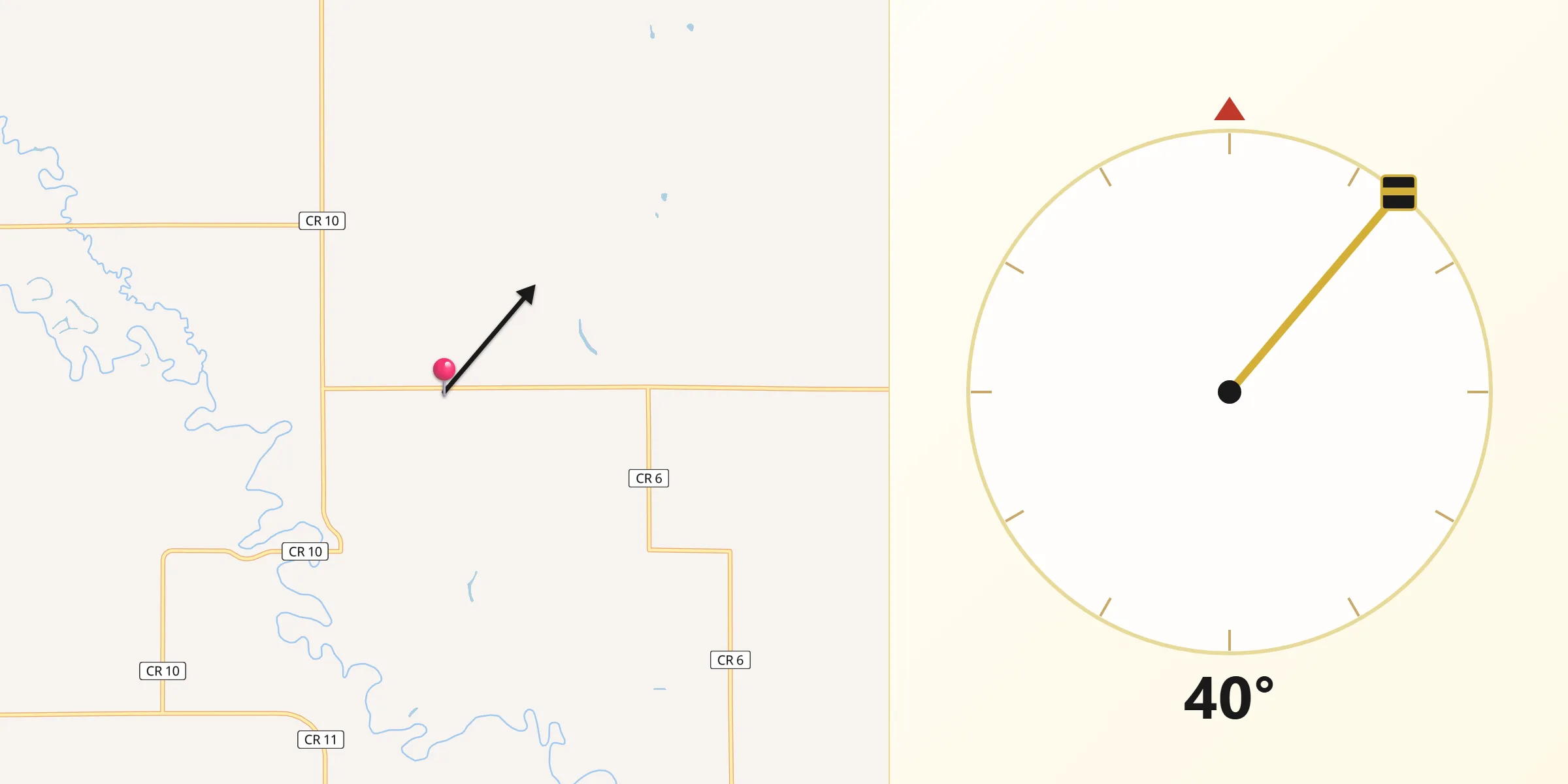 Qibla Direction from Traill