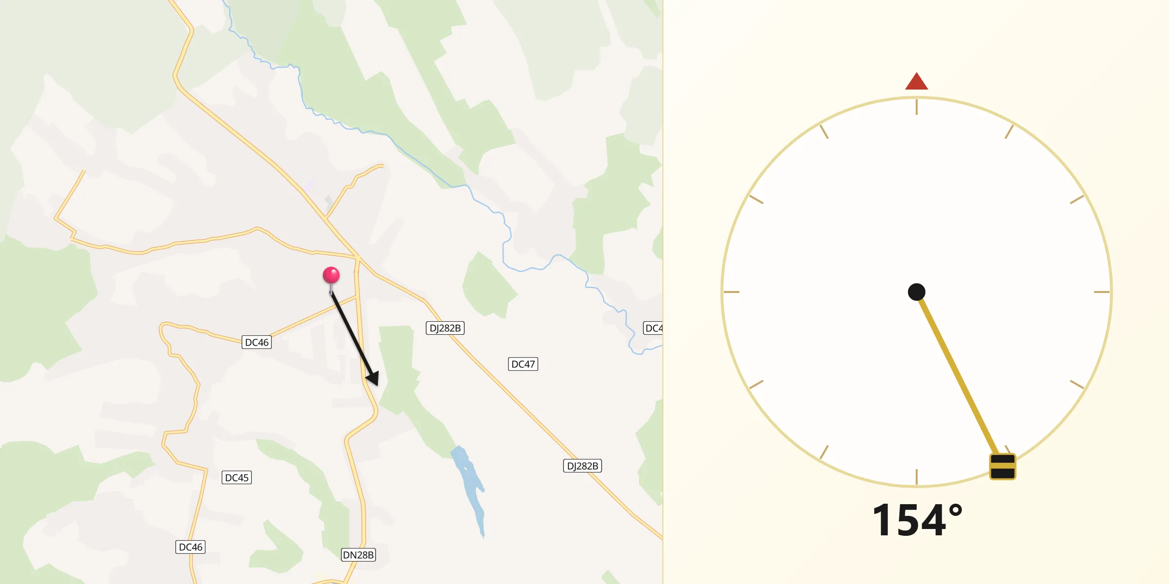 Direcția Qibla din Flămânzi