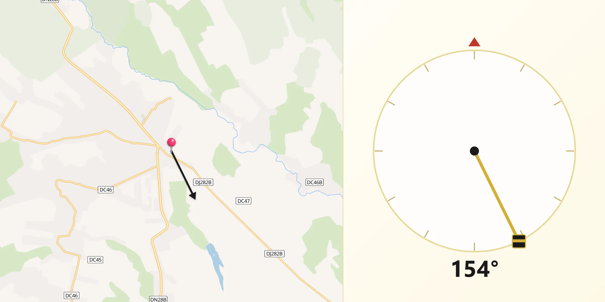 Direcția Qibla din Oraş Flãmânzi
