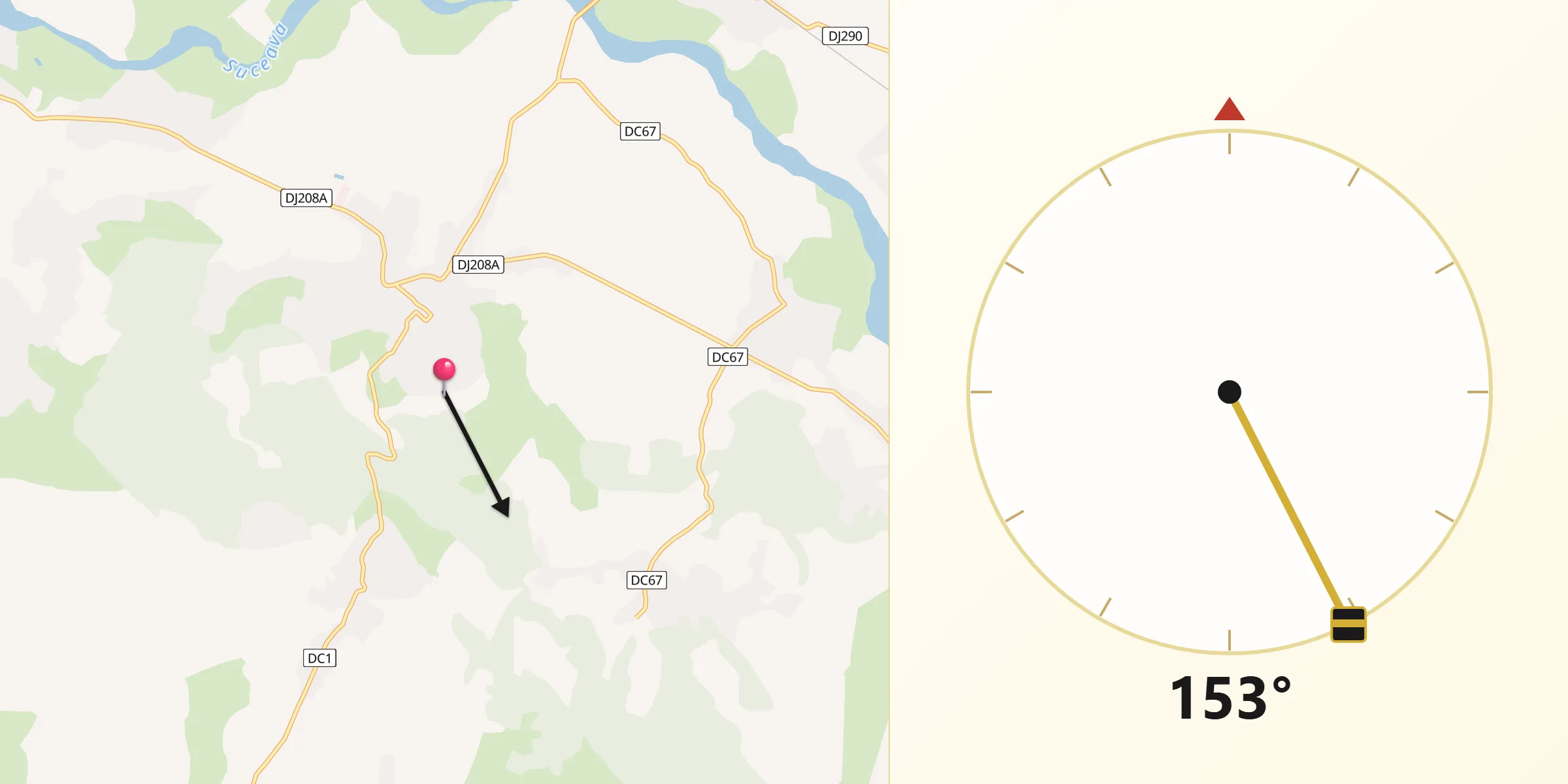 Direcția Qibla din Udeşti