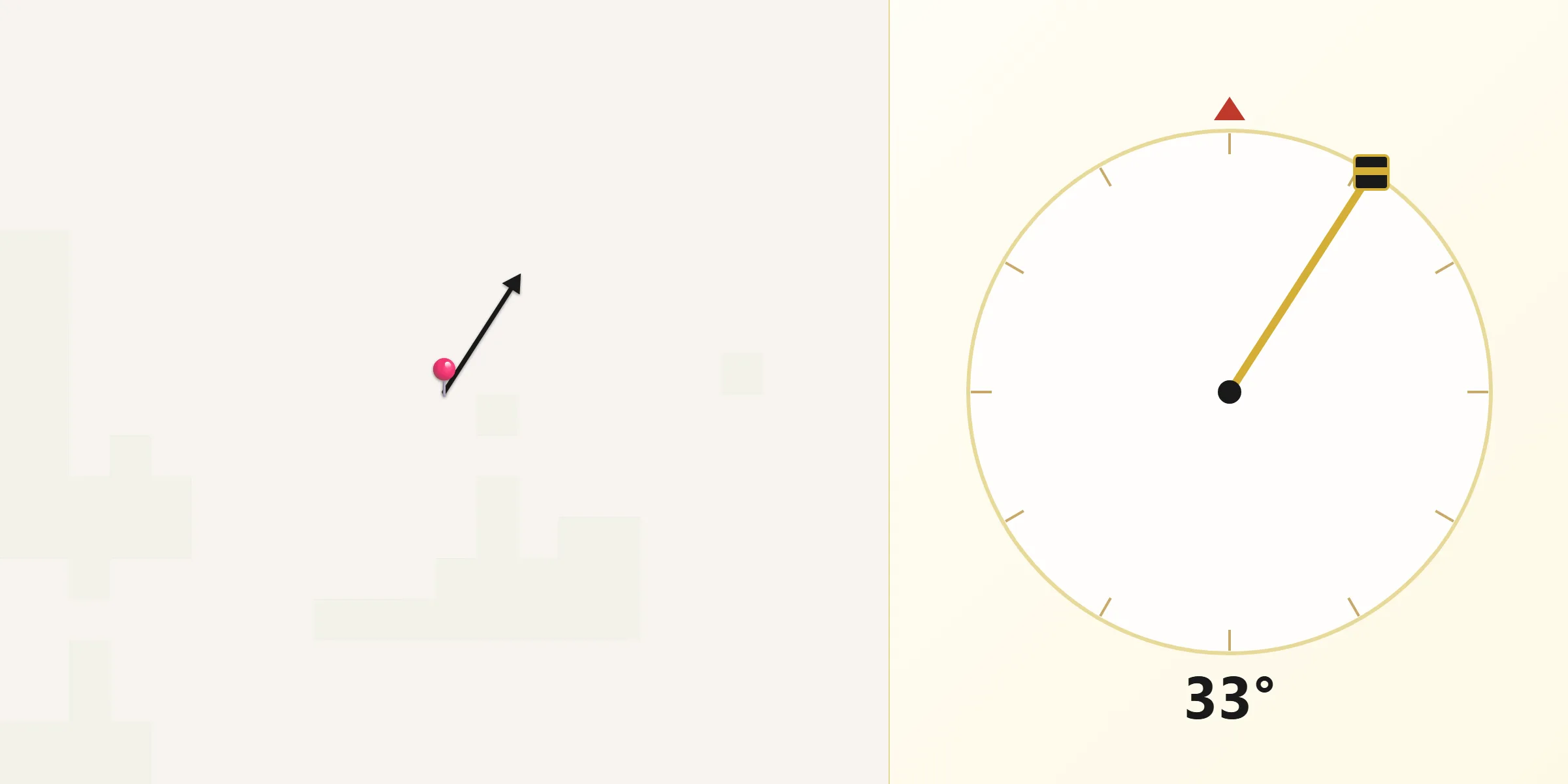 Qibla Direction from McCone