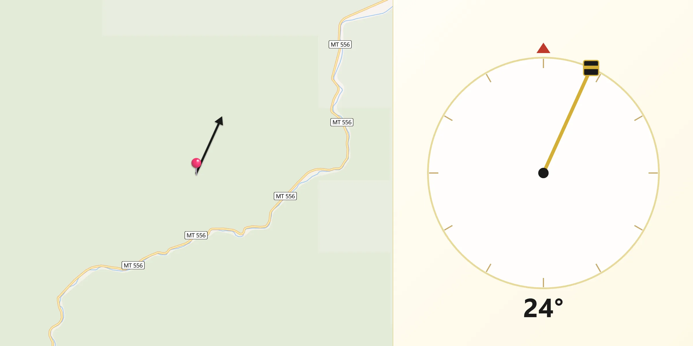 Qibla Direction from Sanders