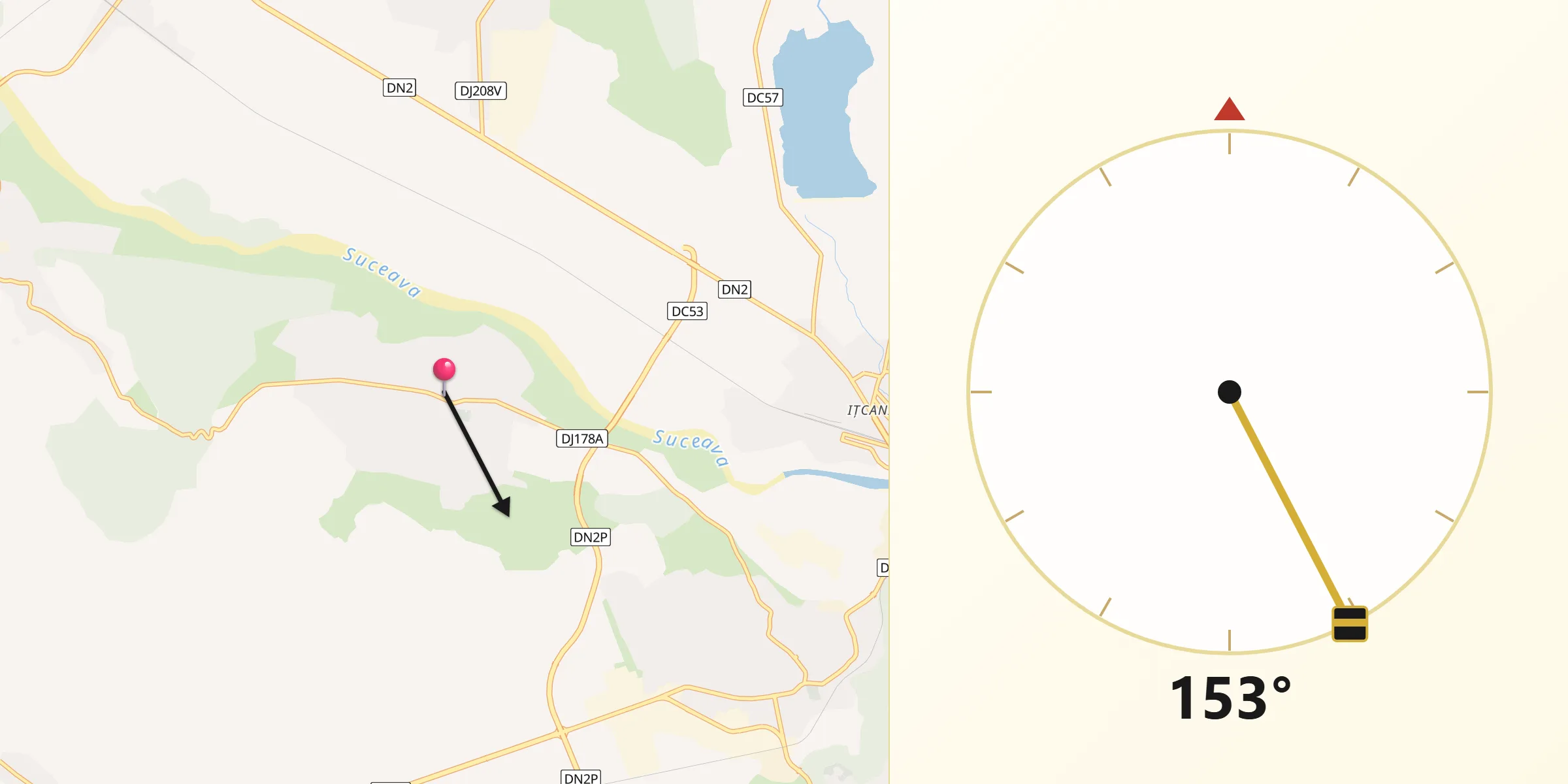 Direcția Qibla din Mihoveni