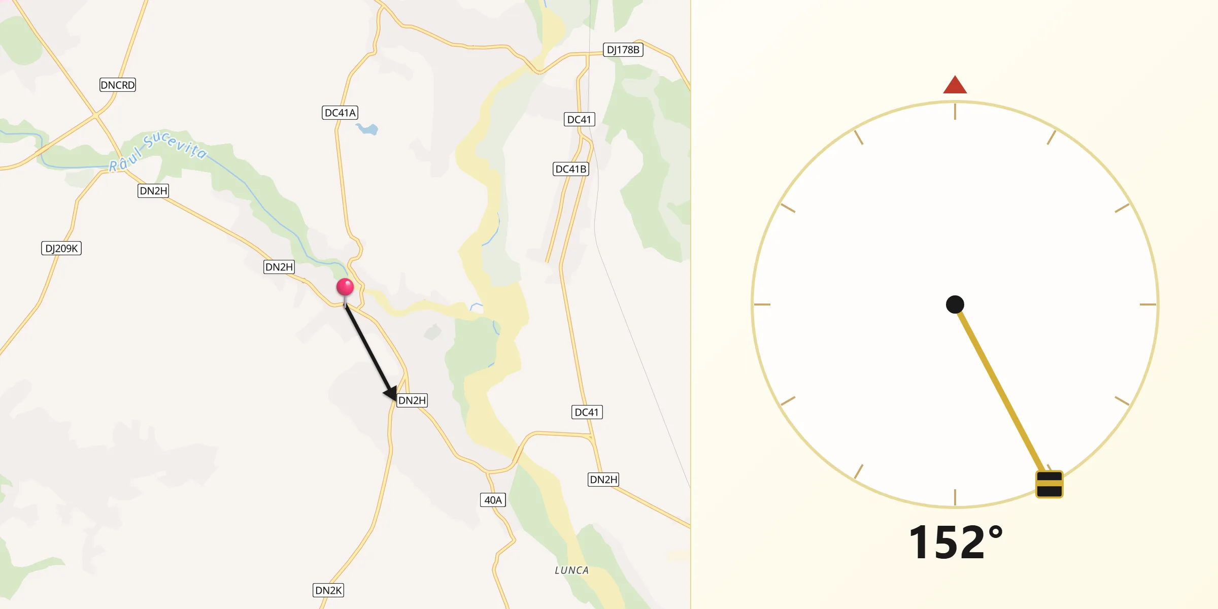 Direcția Qibla din Bădeuți