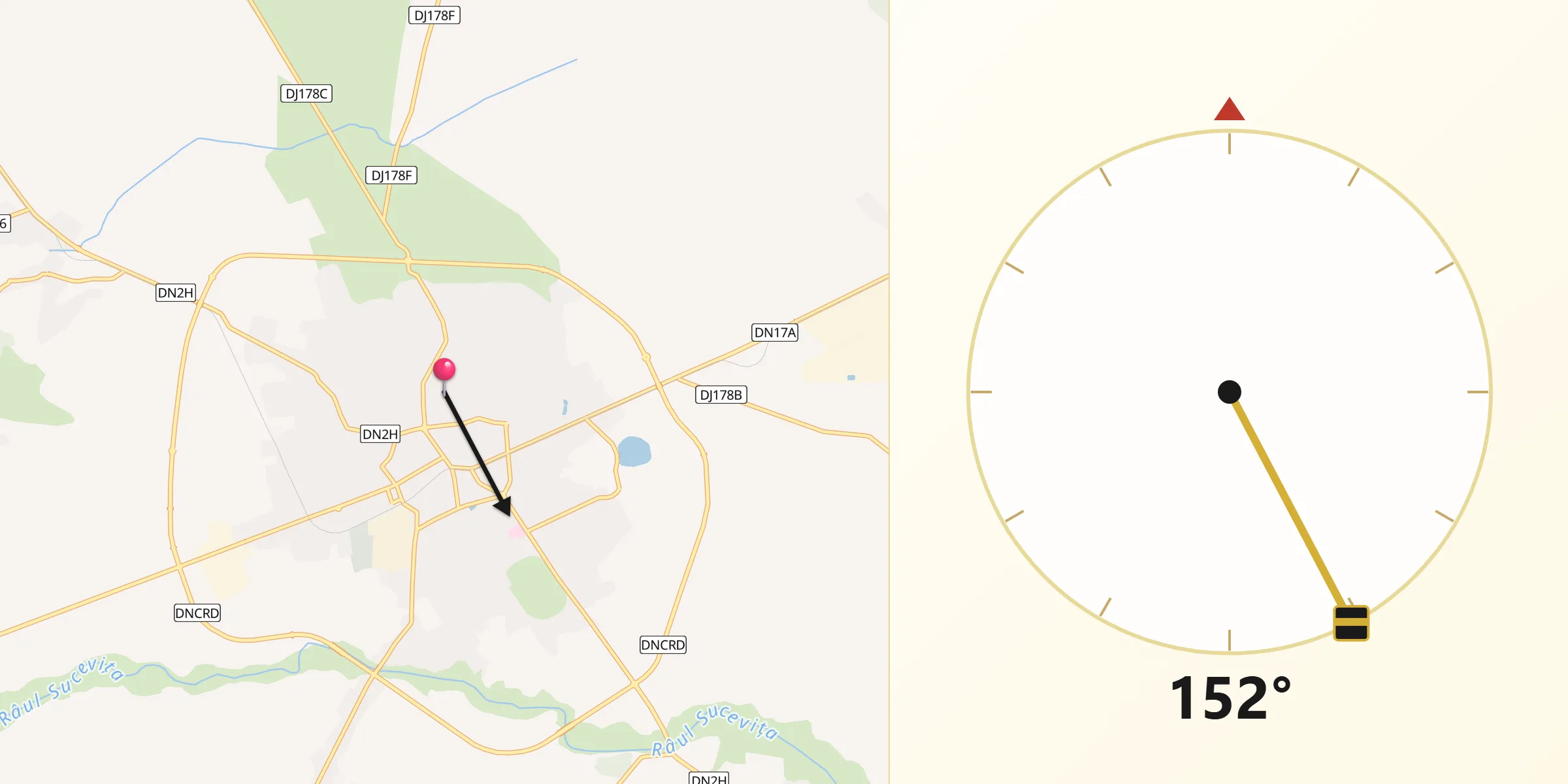 Direcția Qibla din Rădăuți
