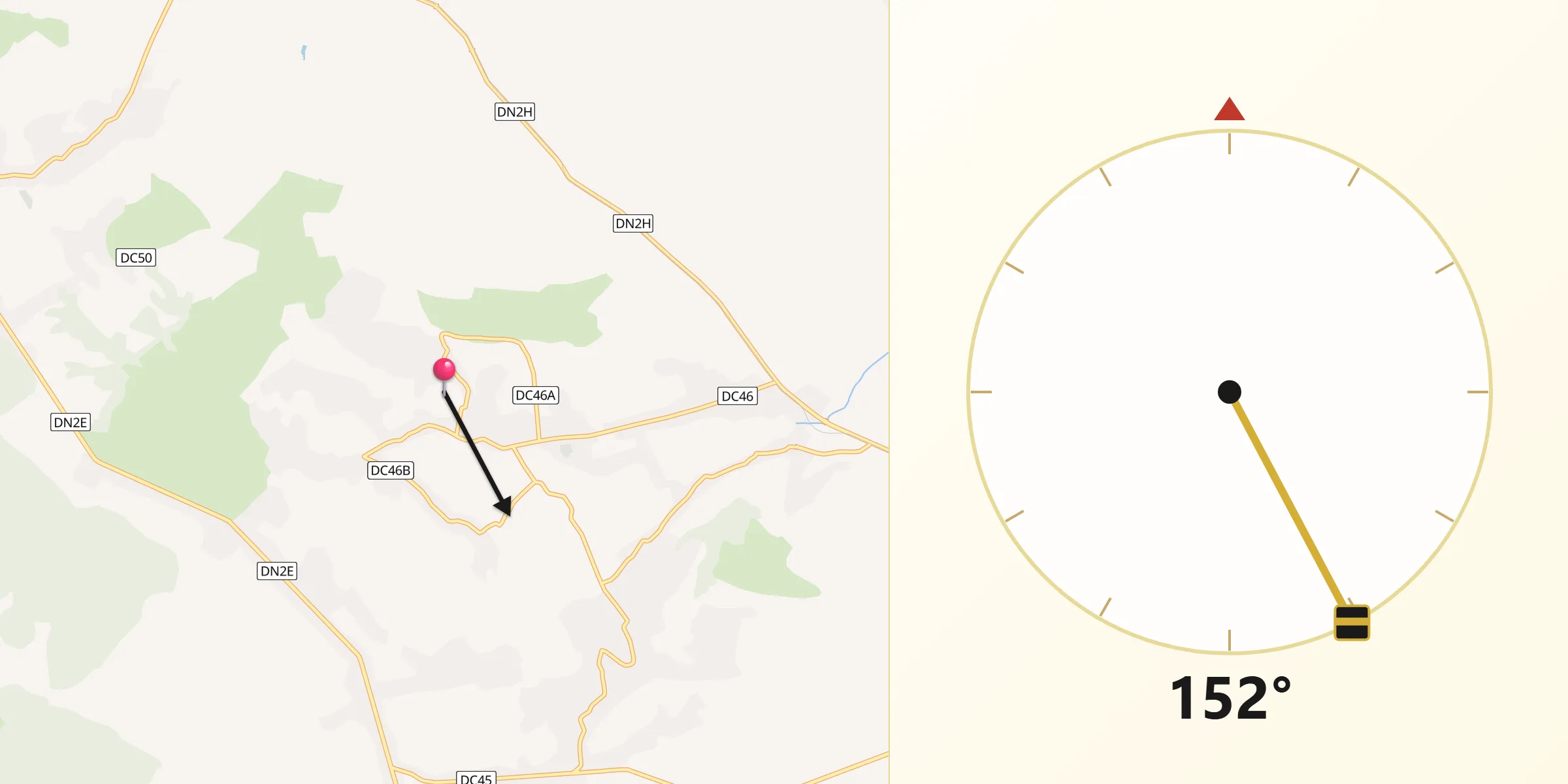 Direcția Qibla din Horodnic de Jos