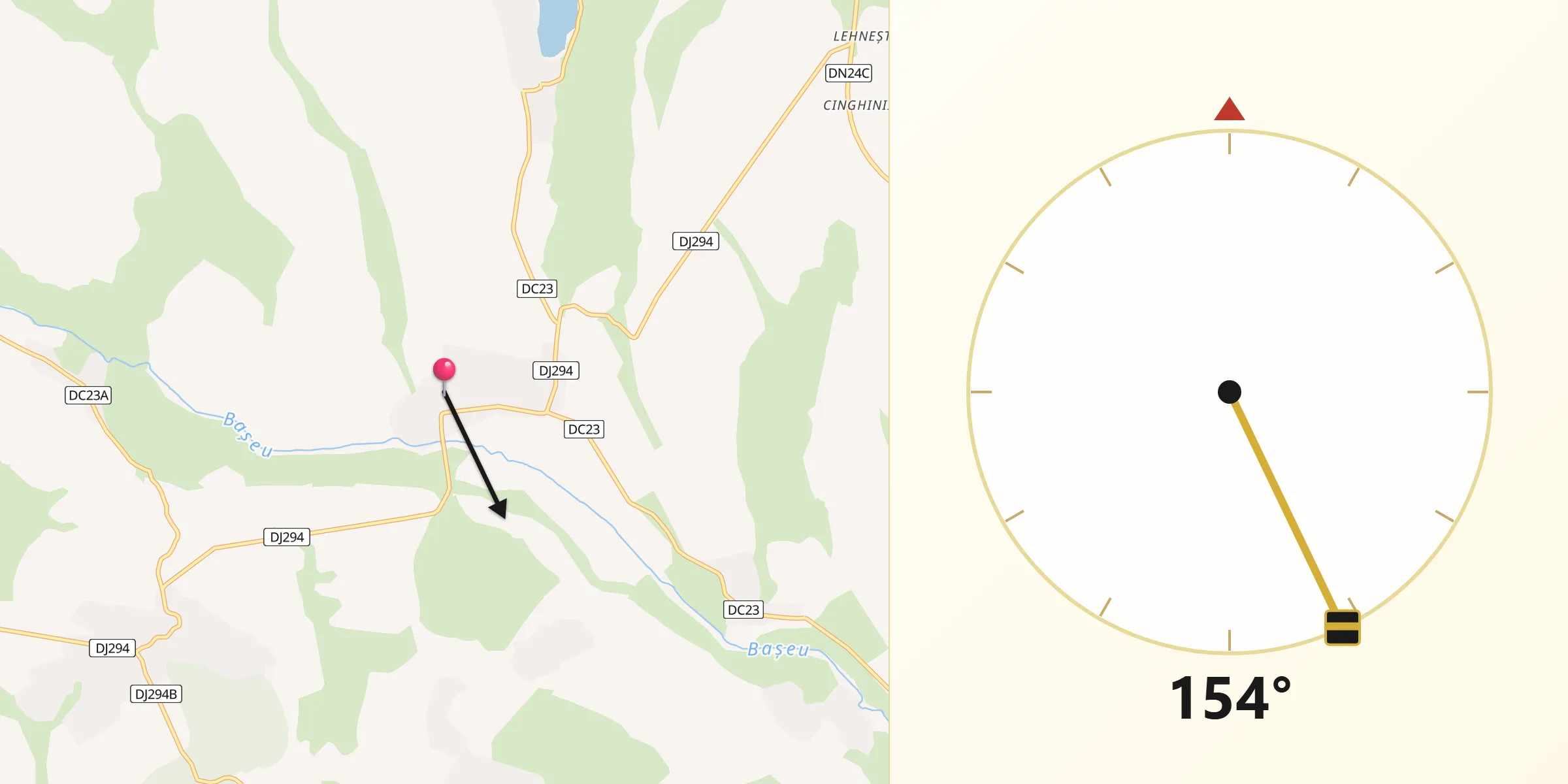 Direcția Qibla din Mihălăşeni
