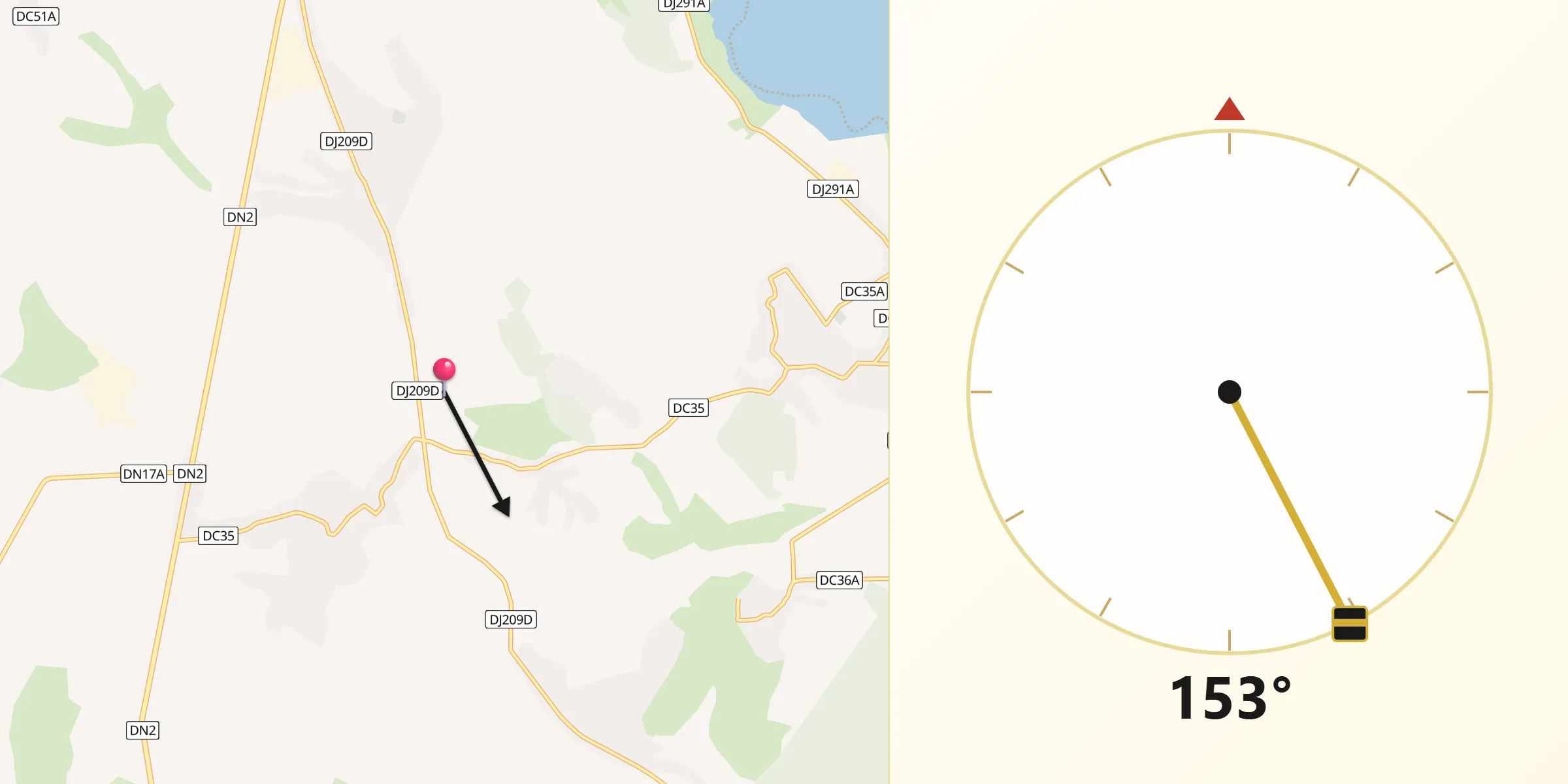 Direcția Qibla din Comuna Bălcăuţi