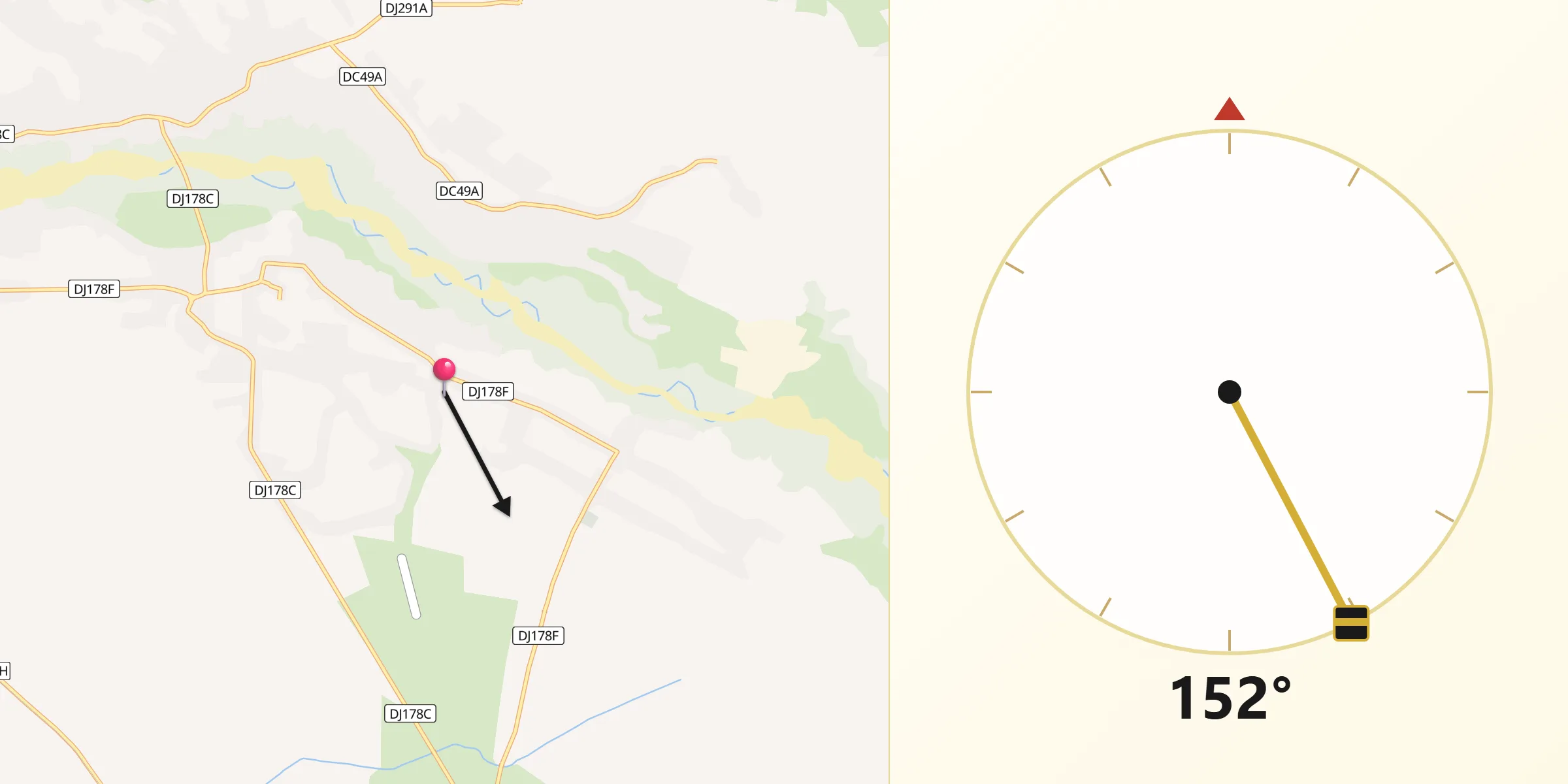 Direcția Qibla din Comuna Frătăuţii Vechi