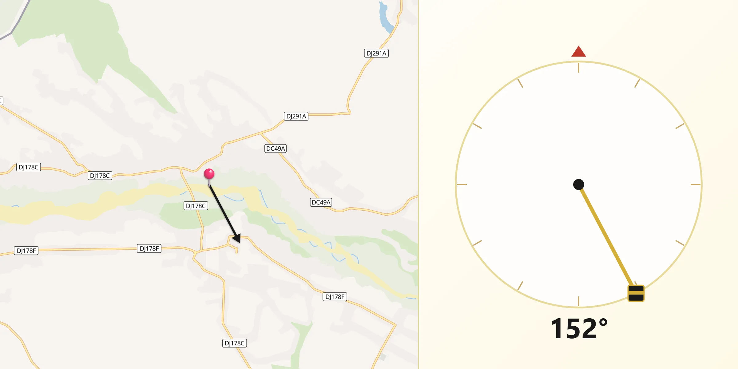 Direcția Qibla din Comuna Frătăuţii Noi