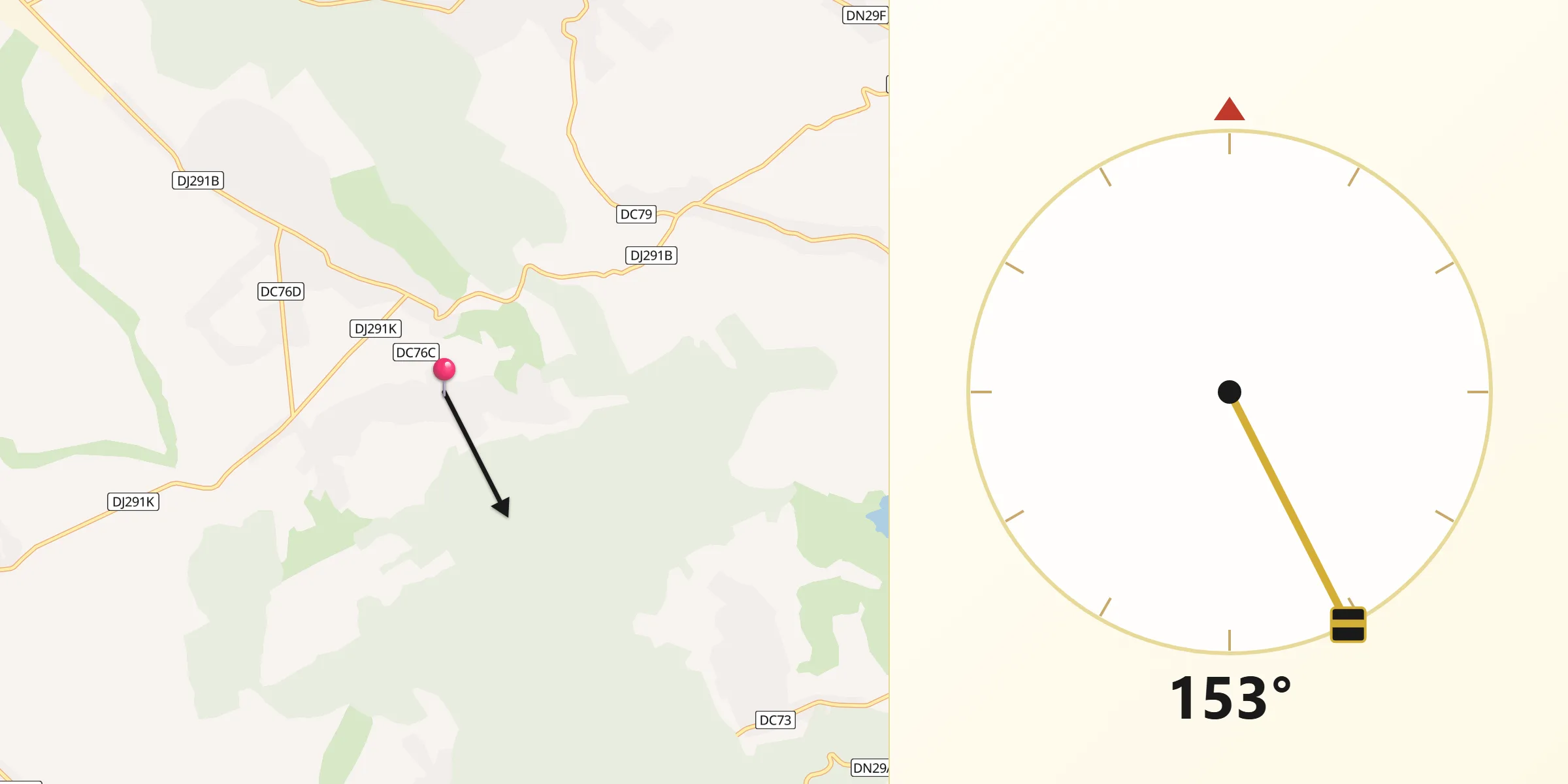 Direcția Qibla din Străteni