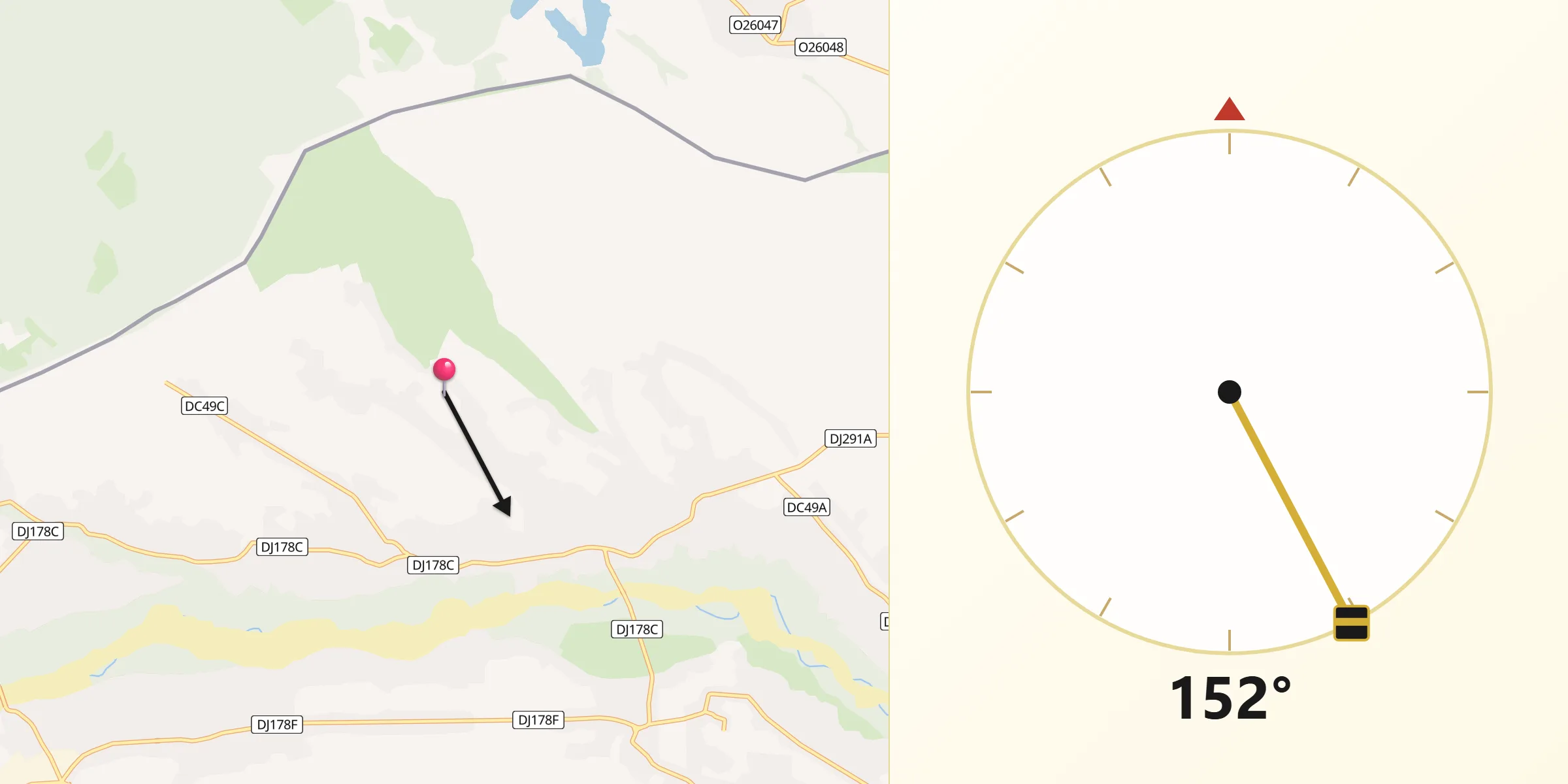 Direcția Qibla din Frătăuţii Noi