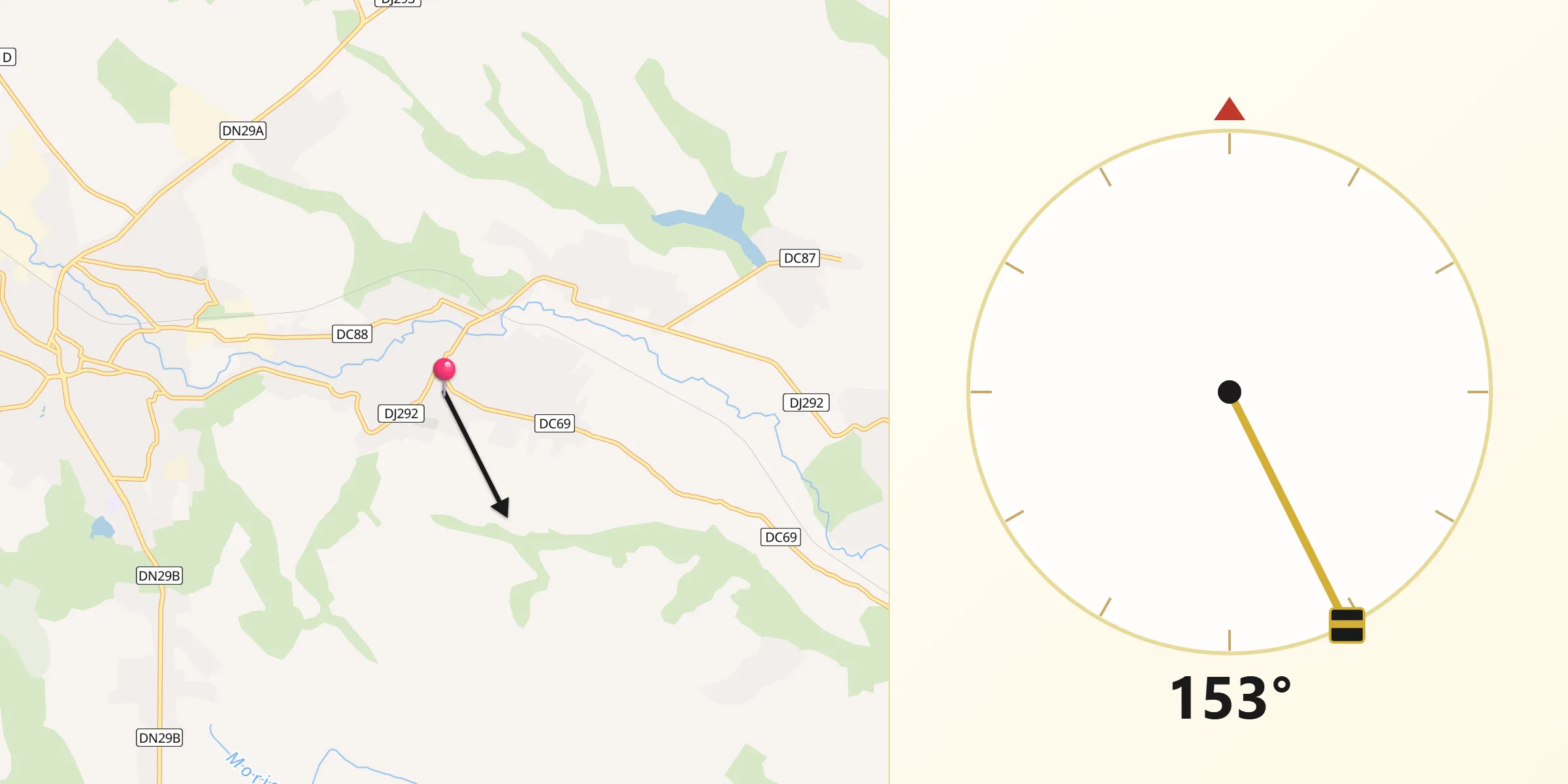 Direcția Qibla din Broscăuţi