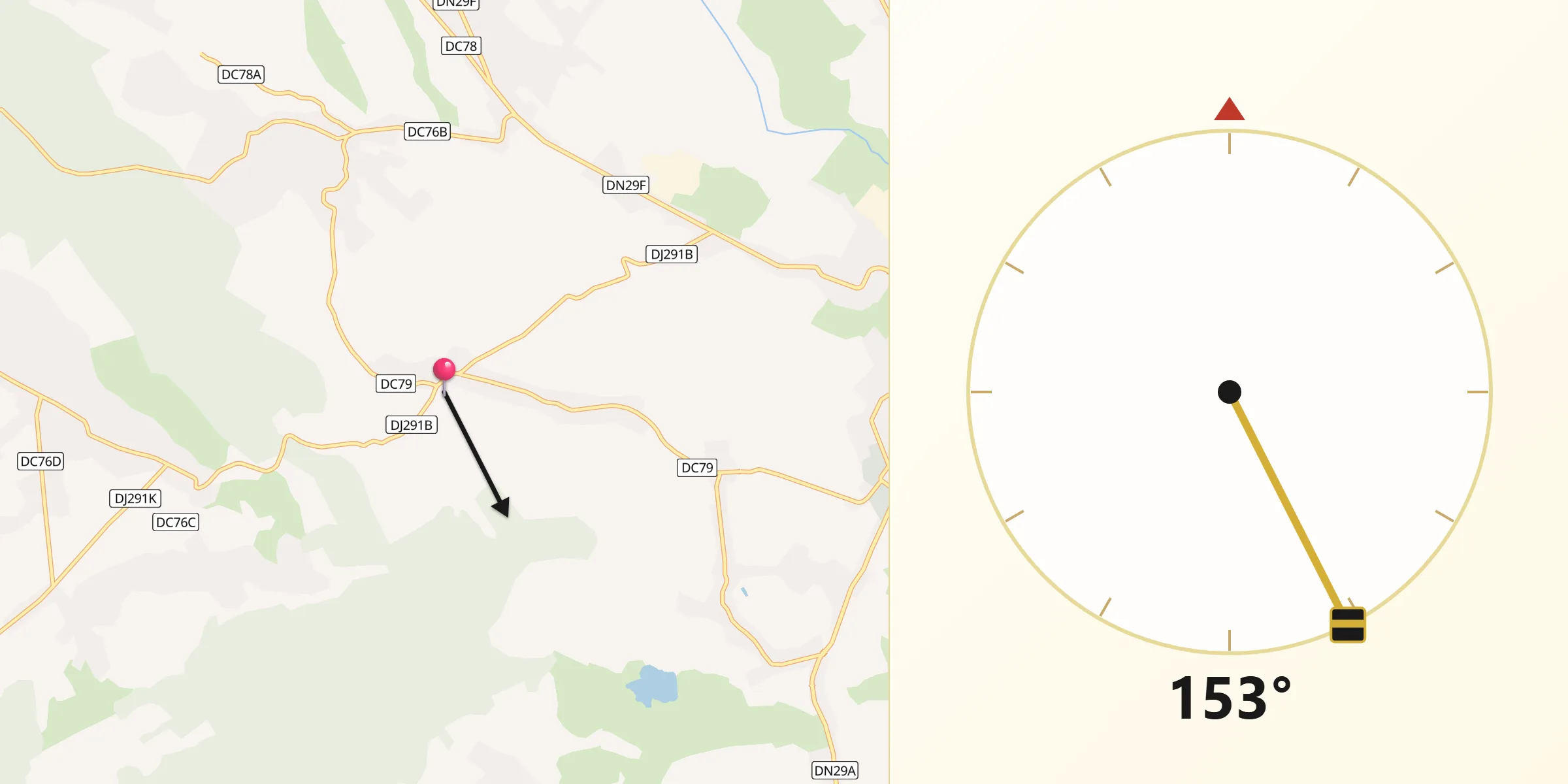 Direcția Qibla din Şendriceni