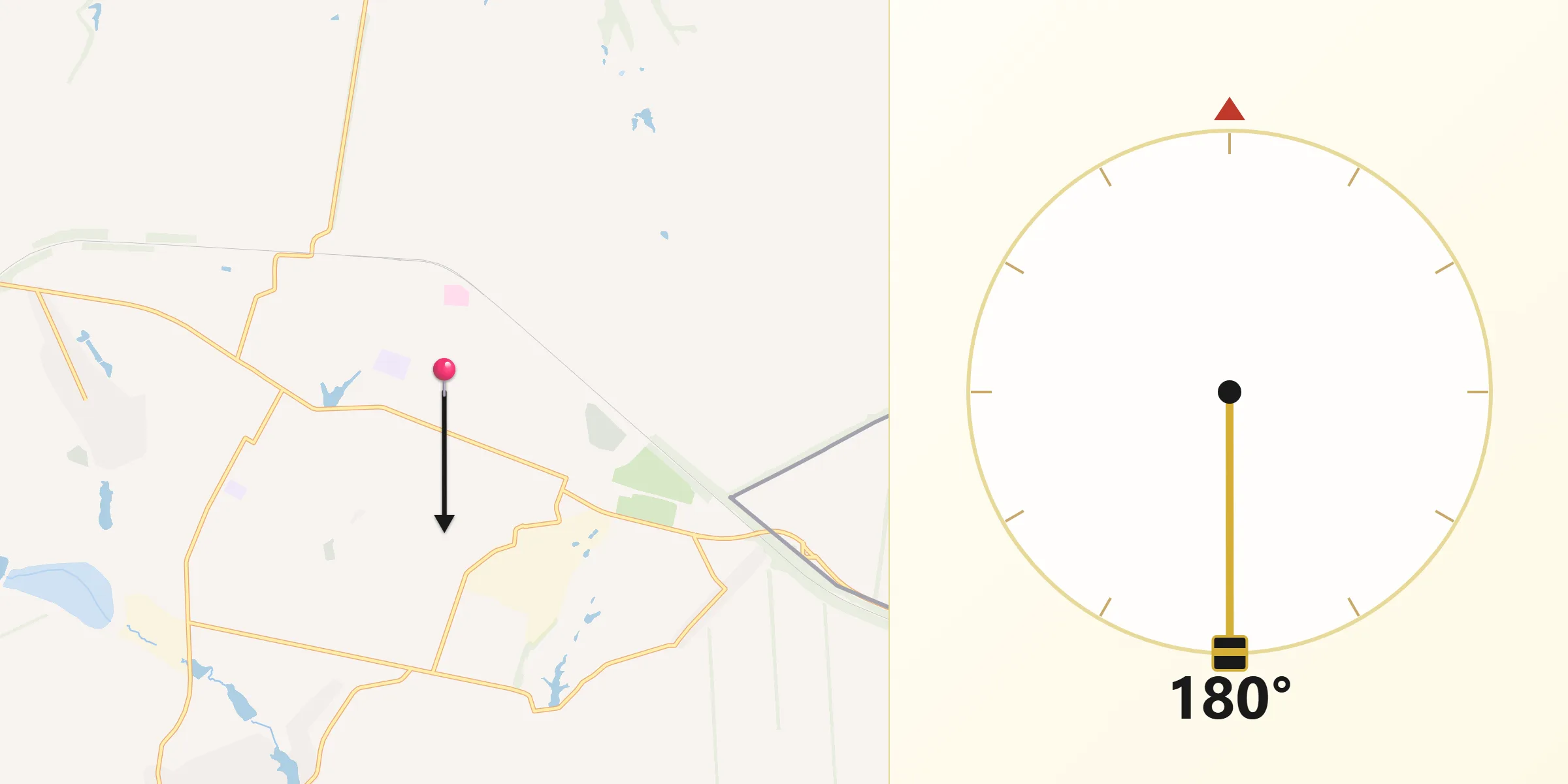 Направление Киблы из Червонопартизанск