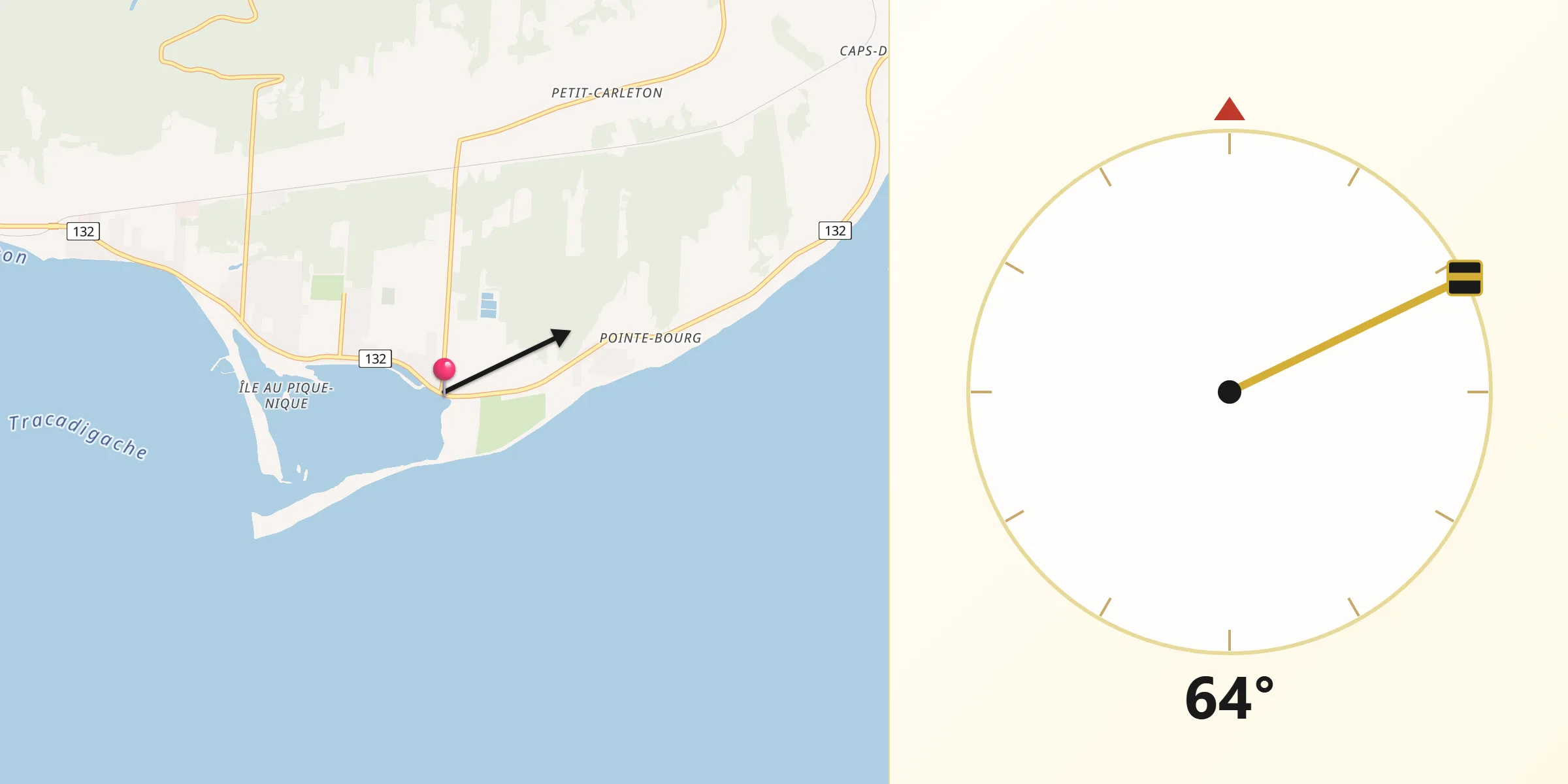 Qibla Direction from Carleton
