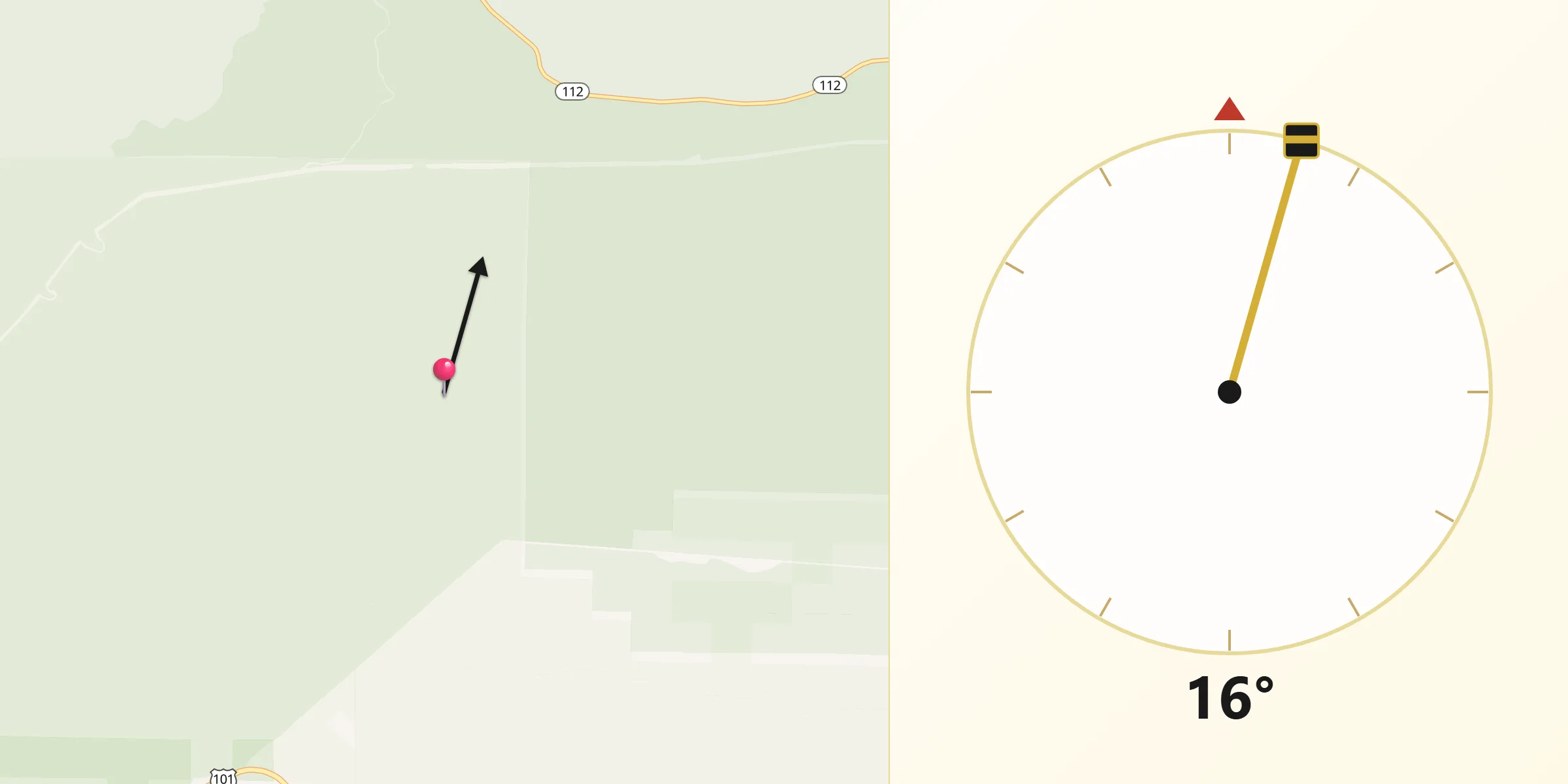 Qibla Direction from Clallam