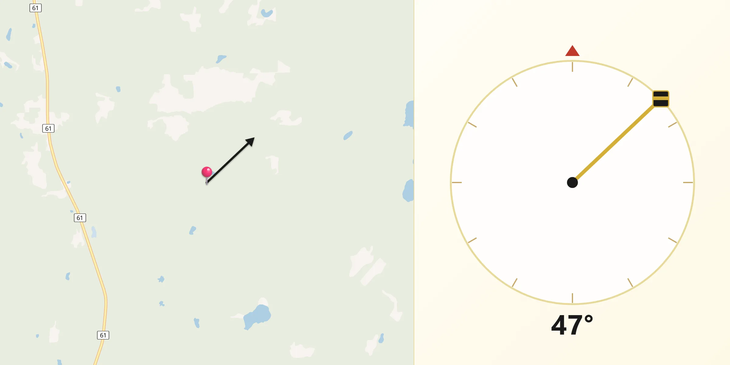 Qibla Direction from Neebing
