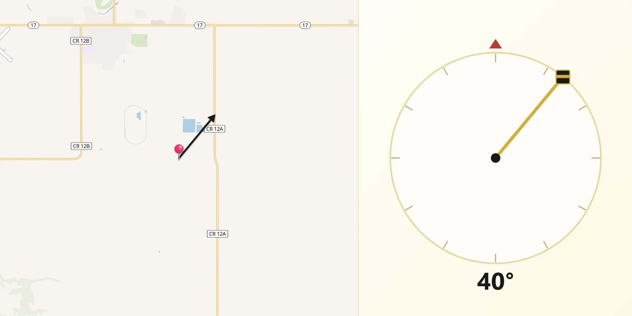 Qibla Direction from Walsh