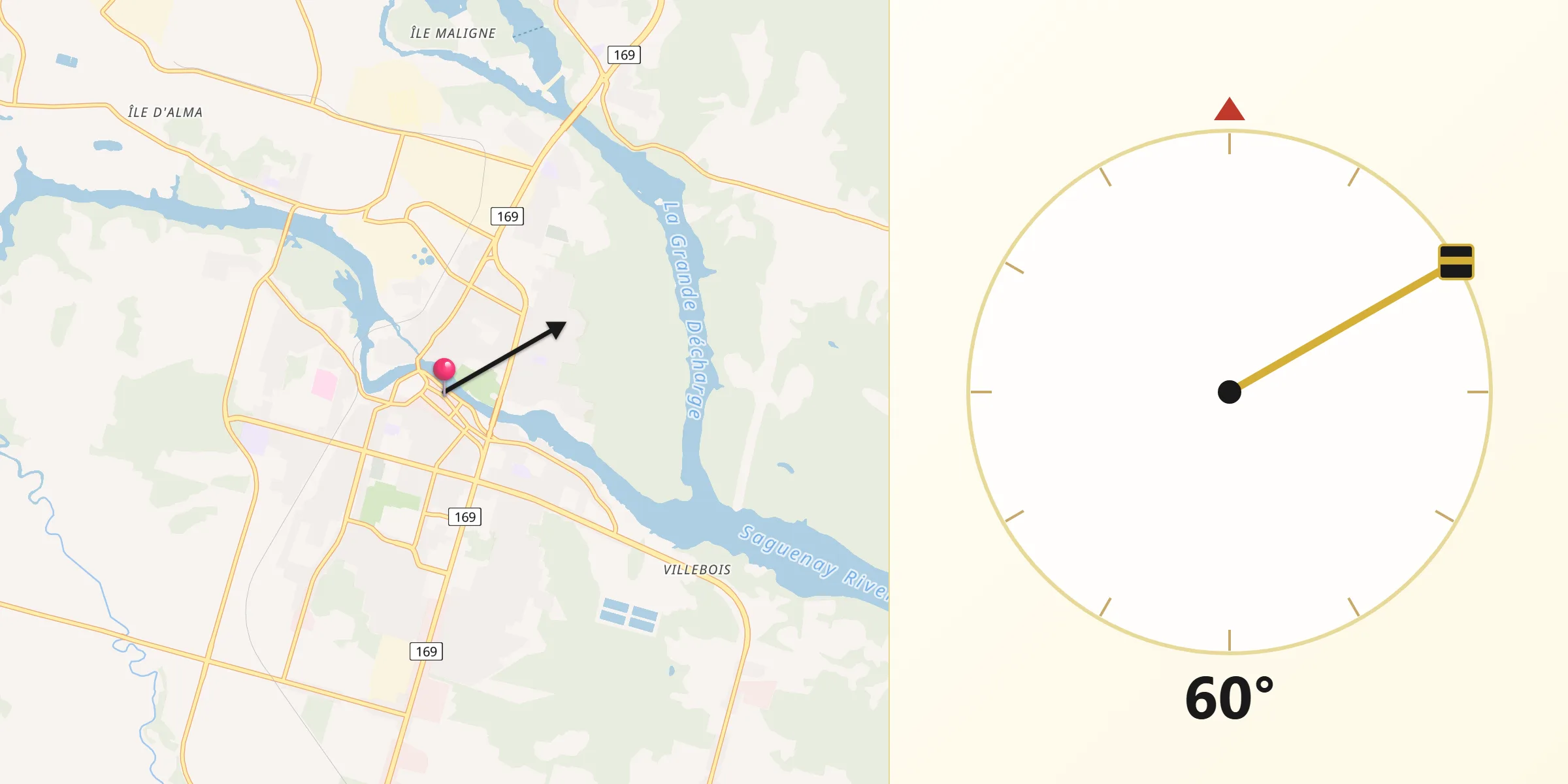 Qibla Direction from Alma