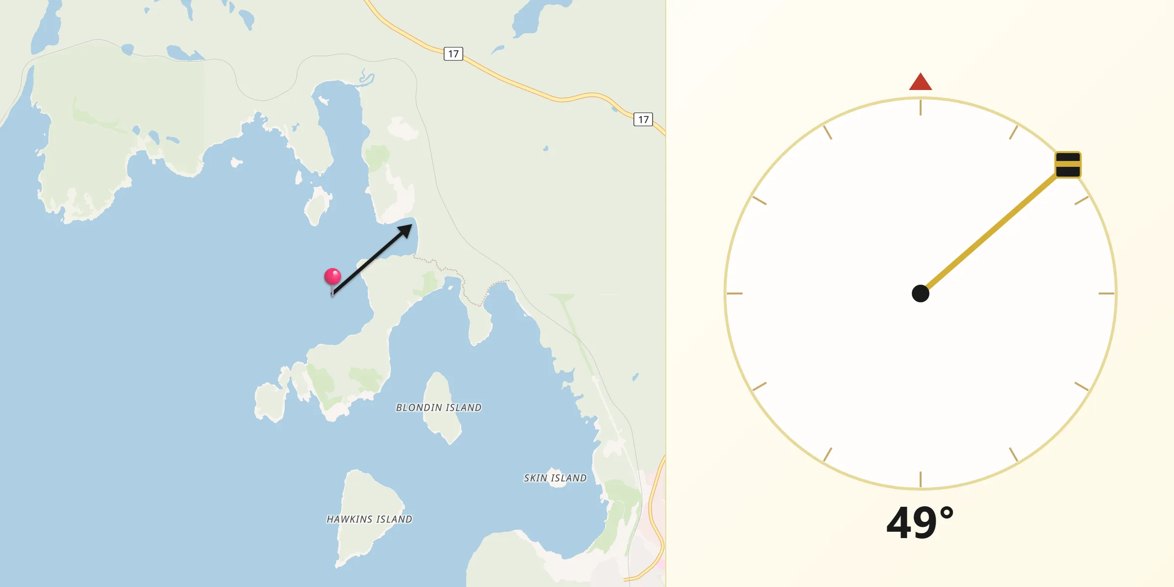 Qibla Direction from Marathon