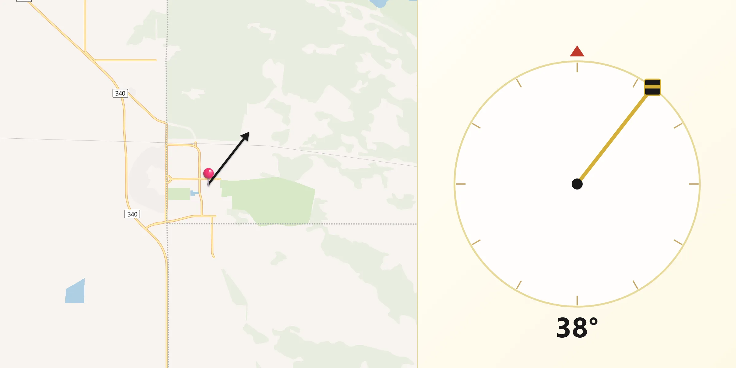 Qibla Direction from Shilo
