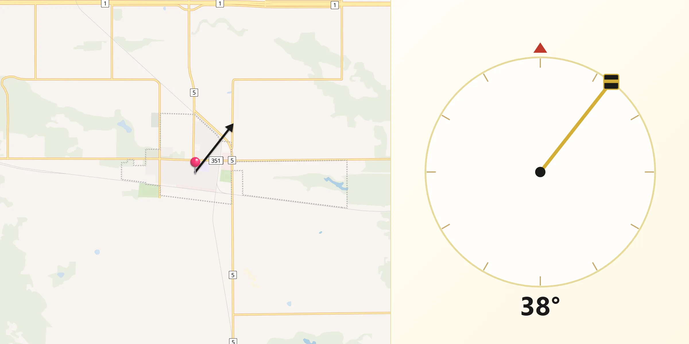 Qibla Direction from Carberry