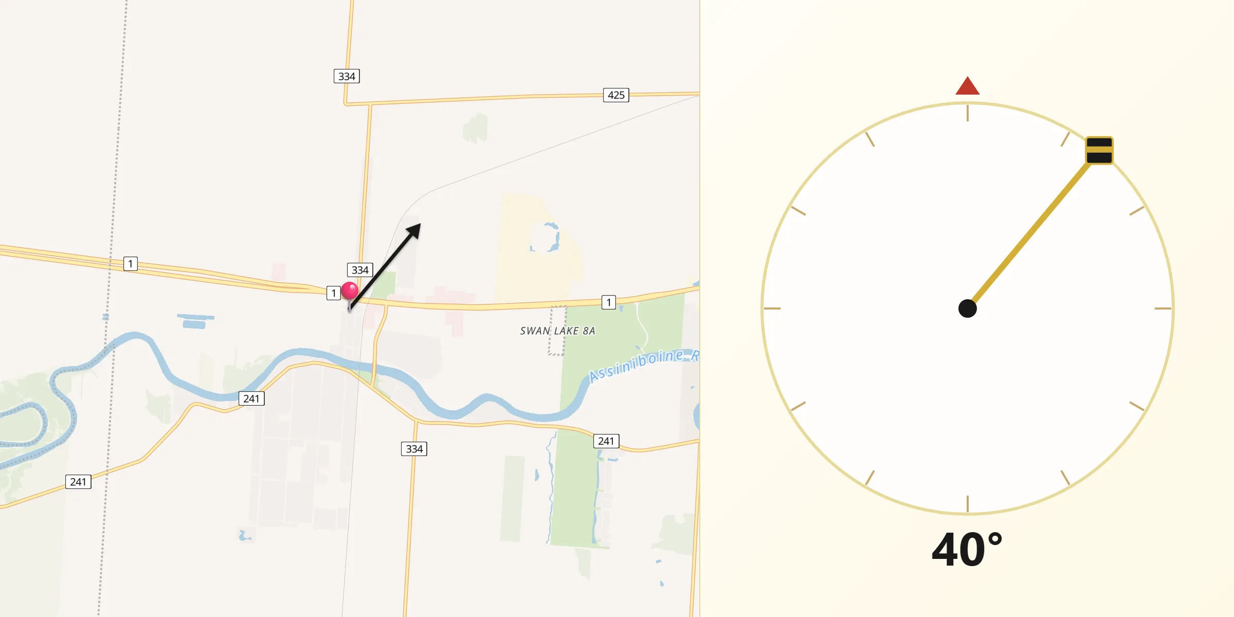 Qibla Direction from Headingley
