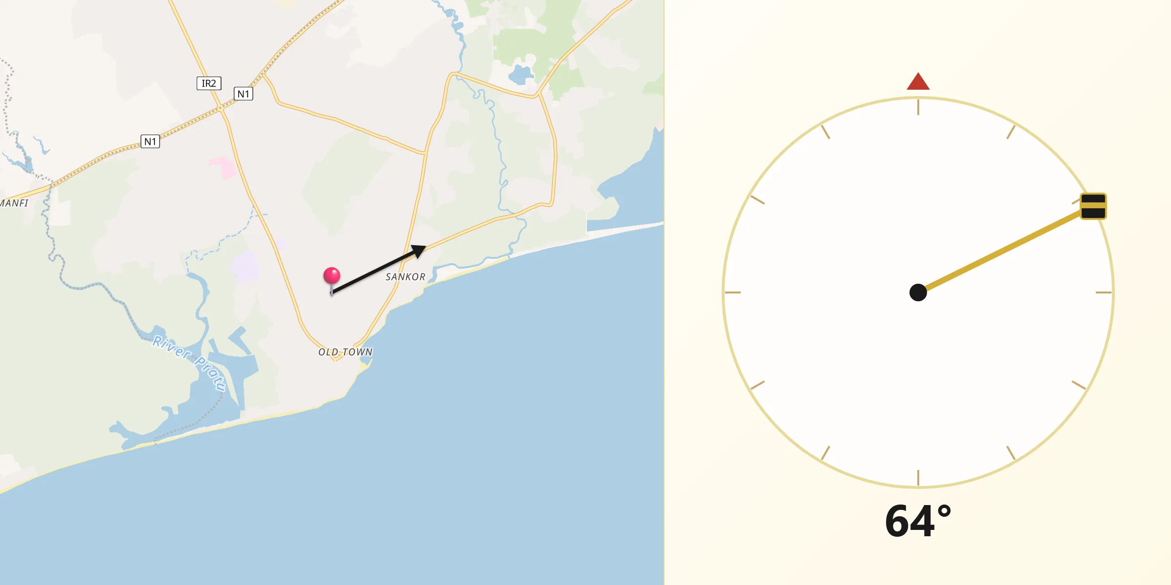 Alkibla daga Winneba zuwa Makka
